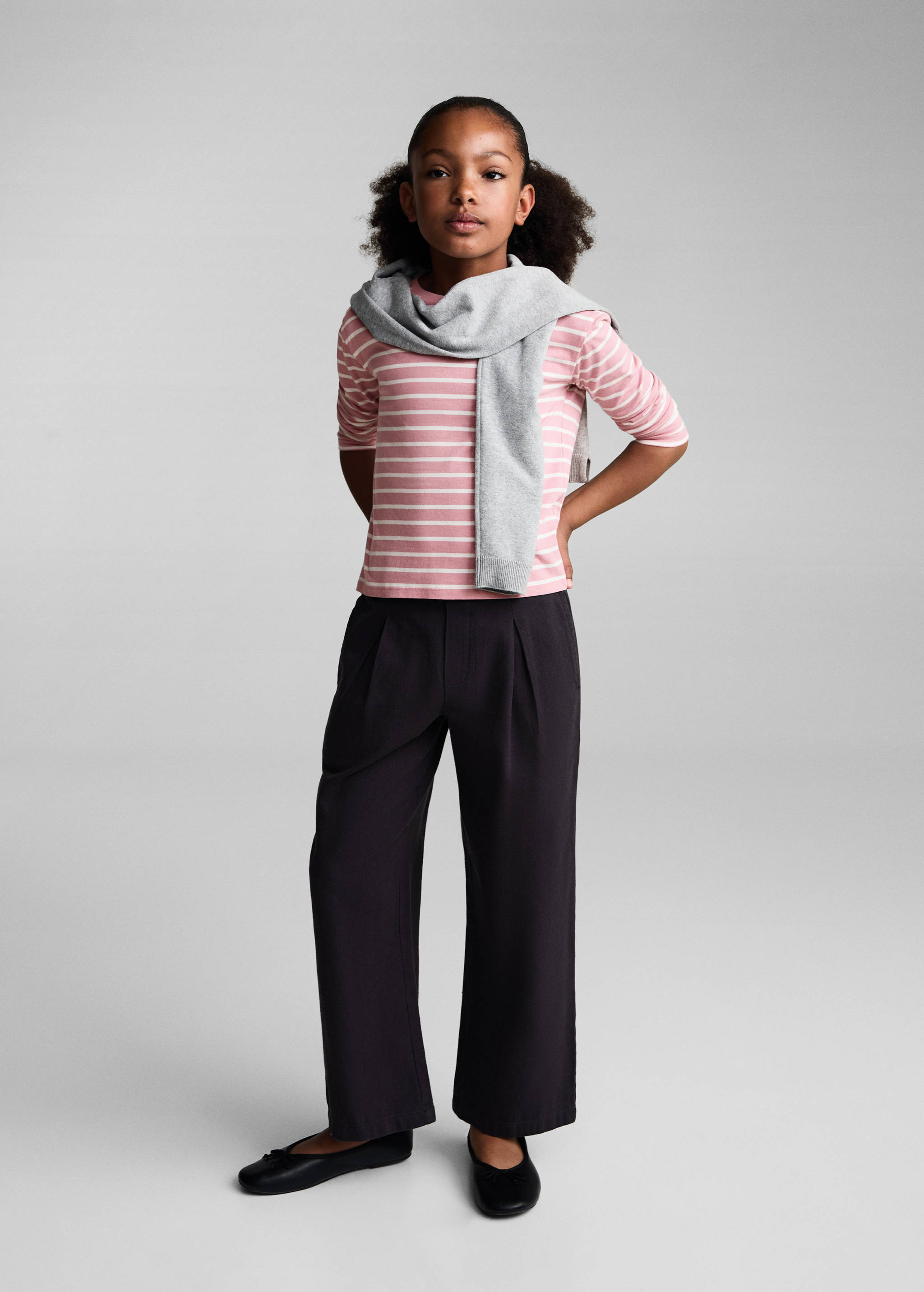 Striped cotton T-shirt - General plane