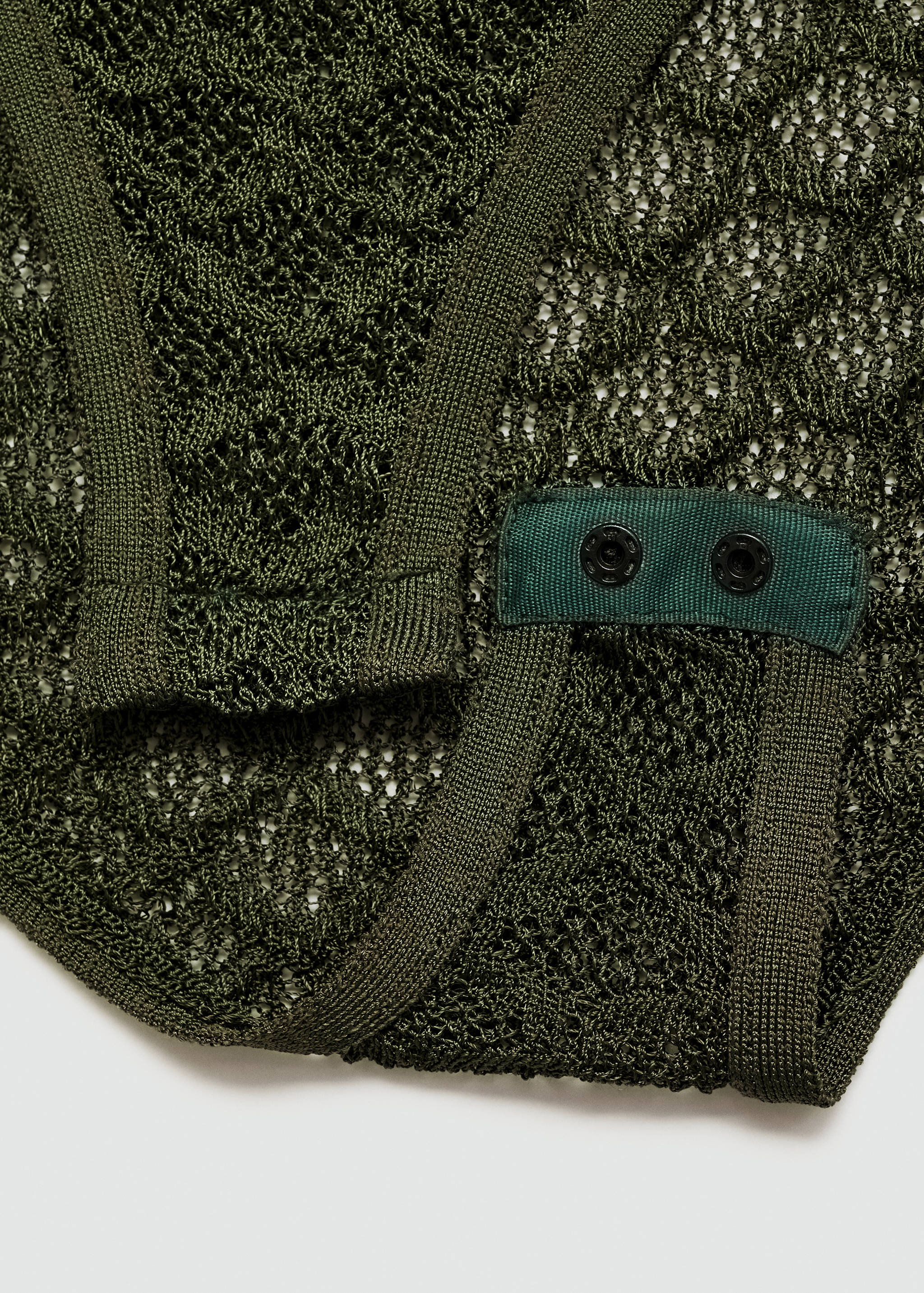 Body maille ajourée col polo - Détail de l'article 0