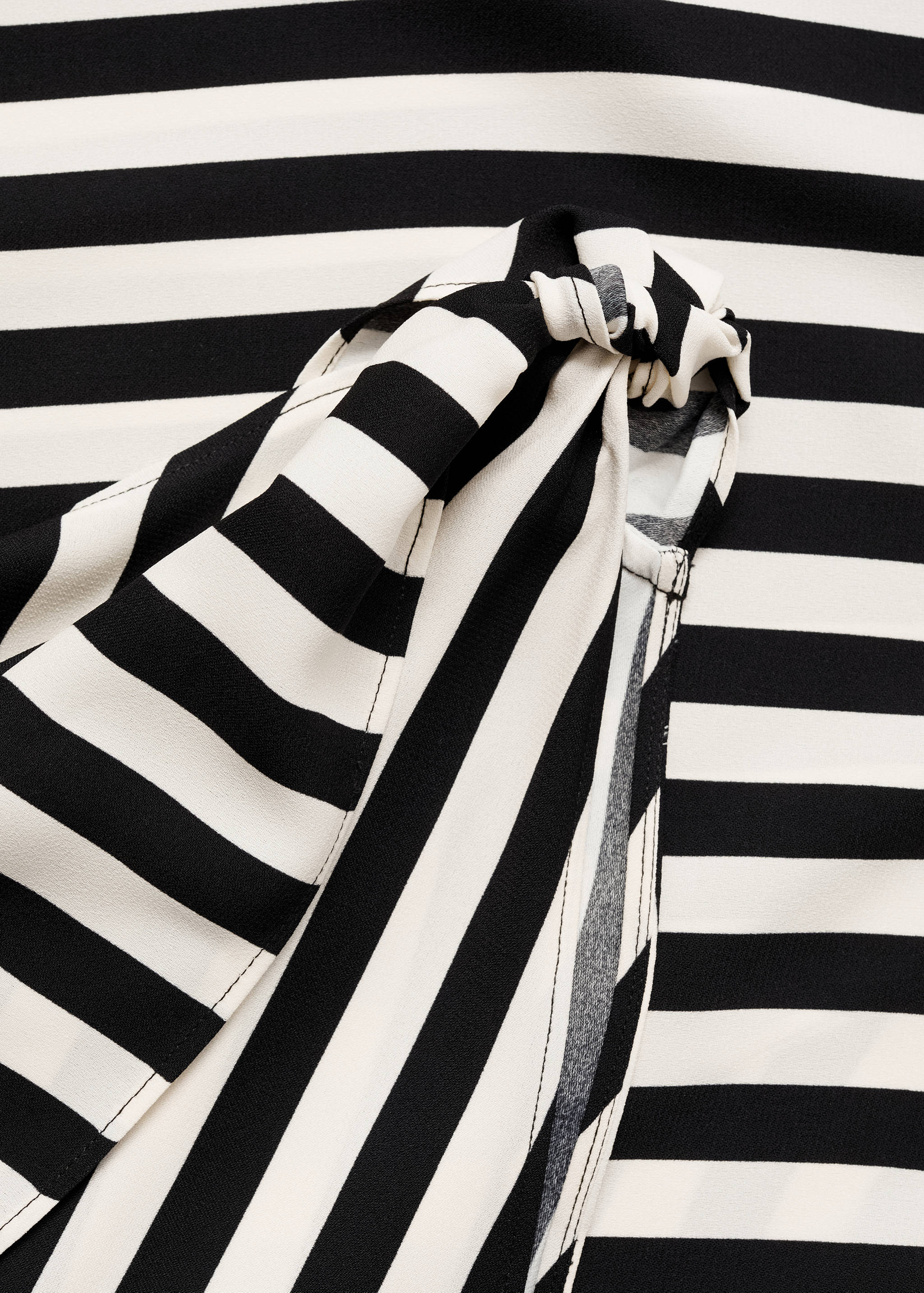 Striped asymmetrical dress - Details of the article 8