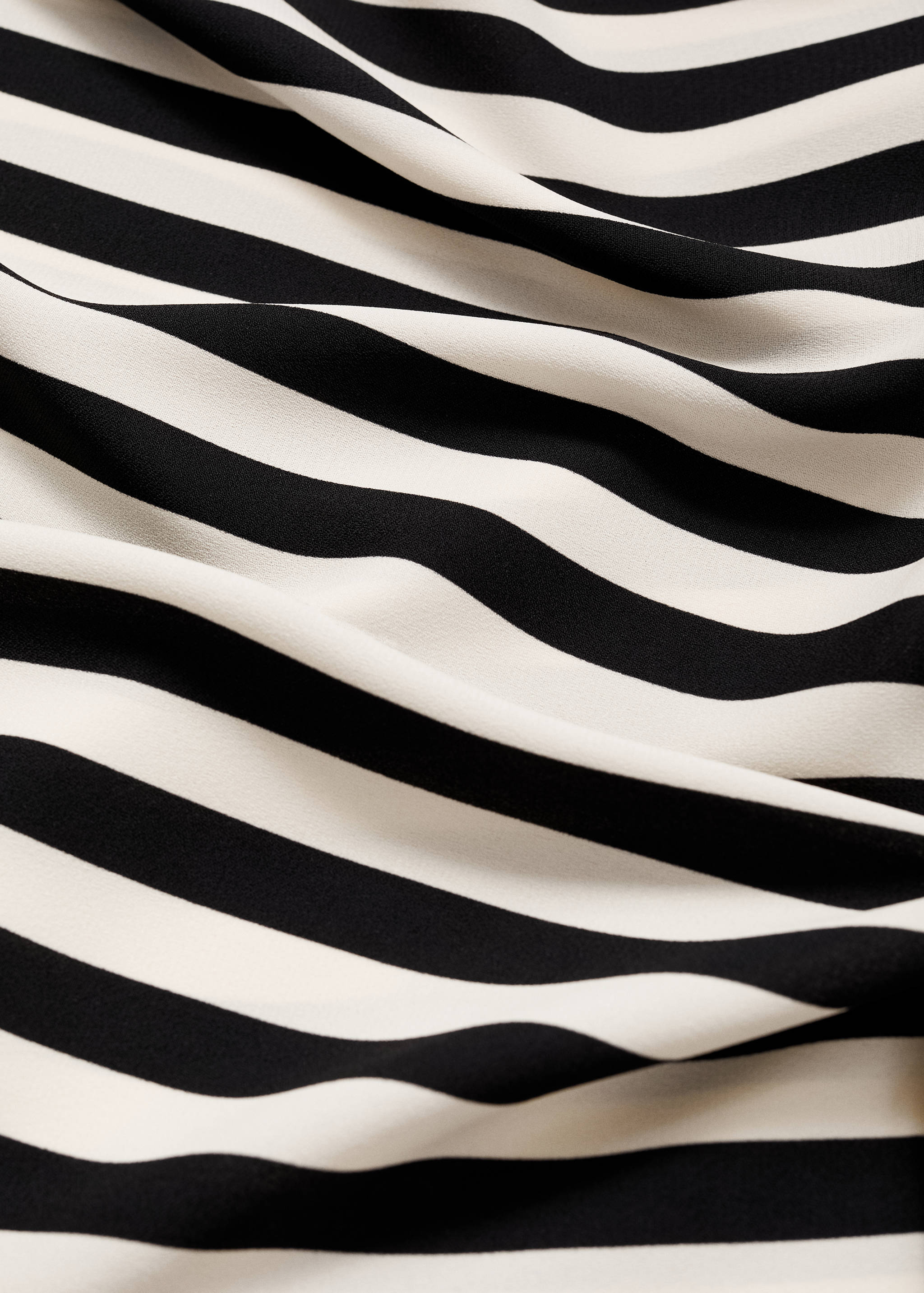 Striped asymmetrical dress - Details of the article 0