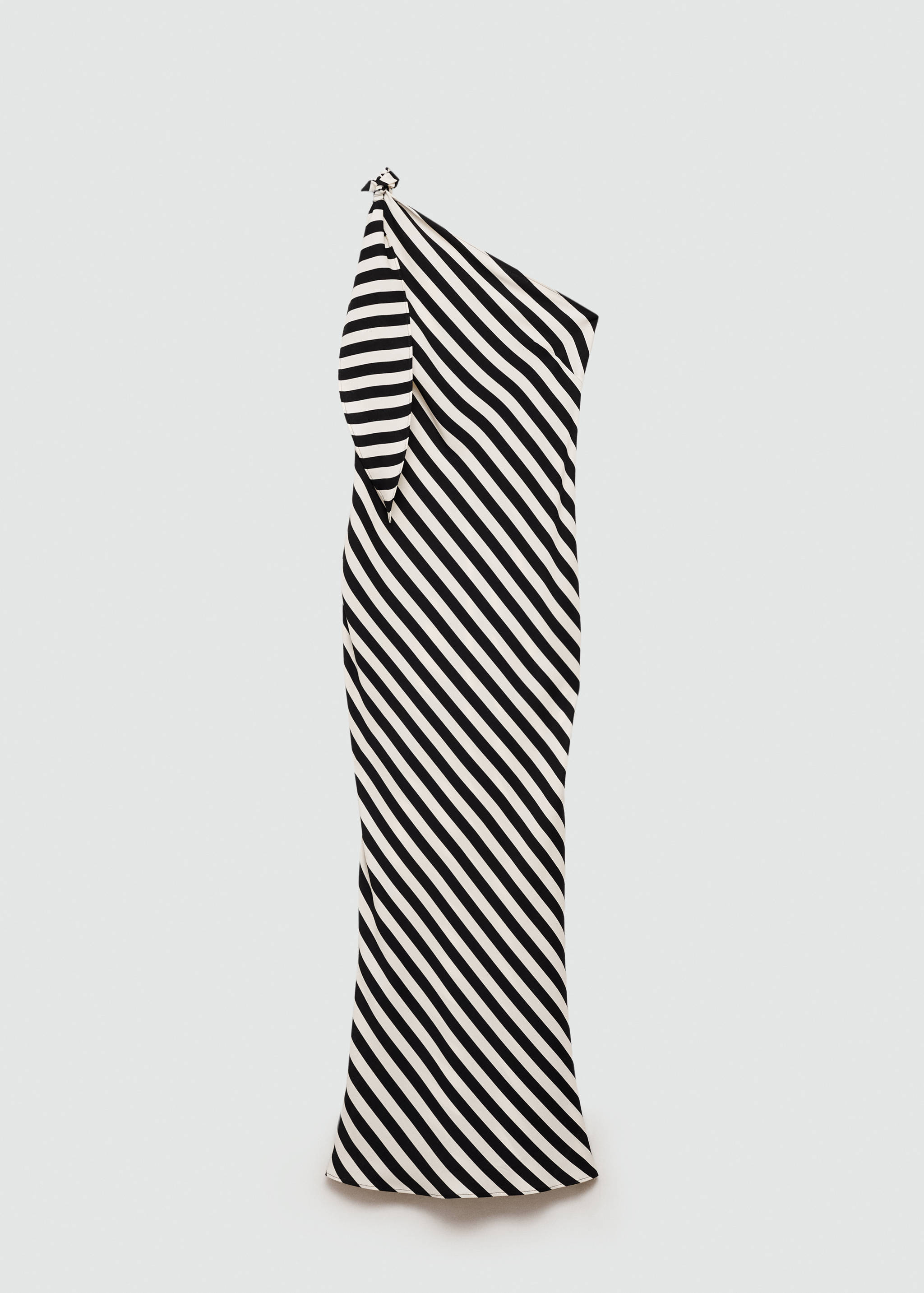 Striped asymmetrical dress - Article without model