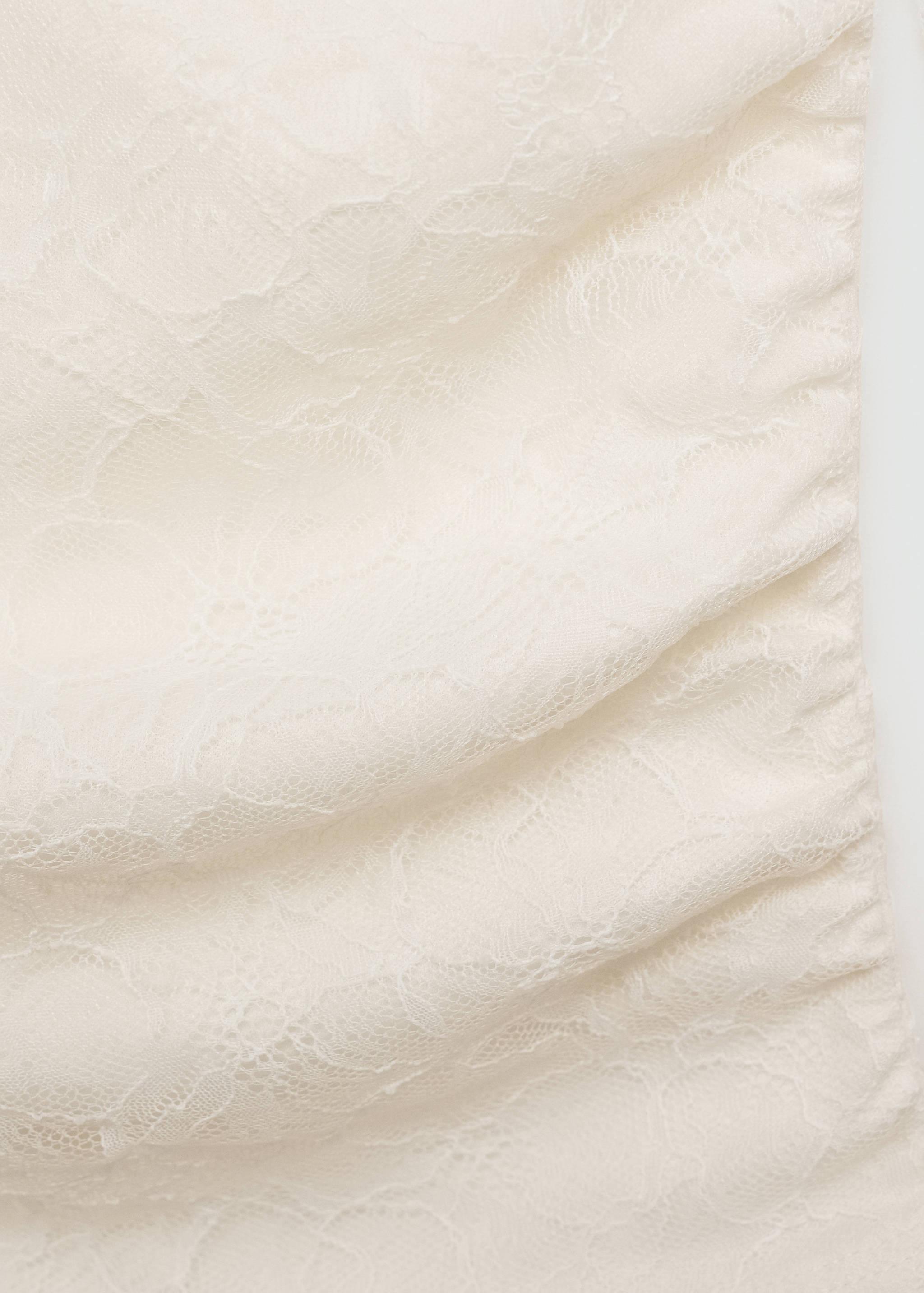 Off-the-shoulder lace t-shirt - Details of the article 8