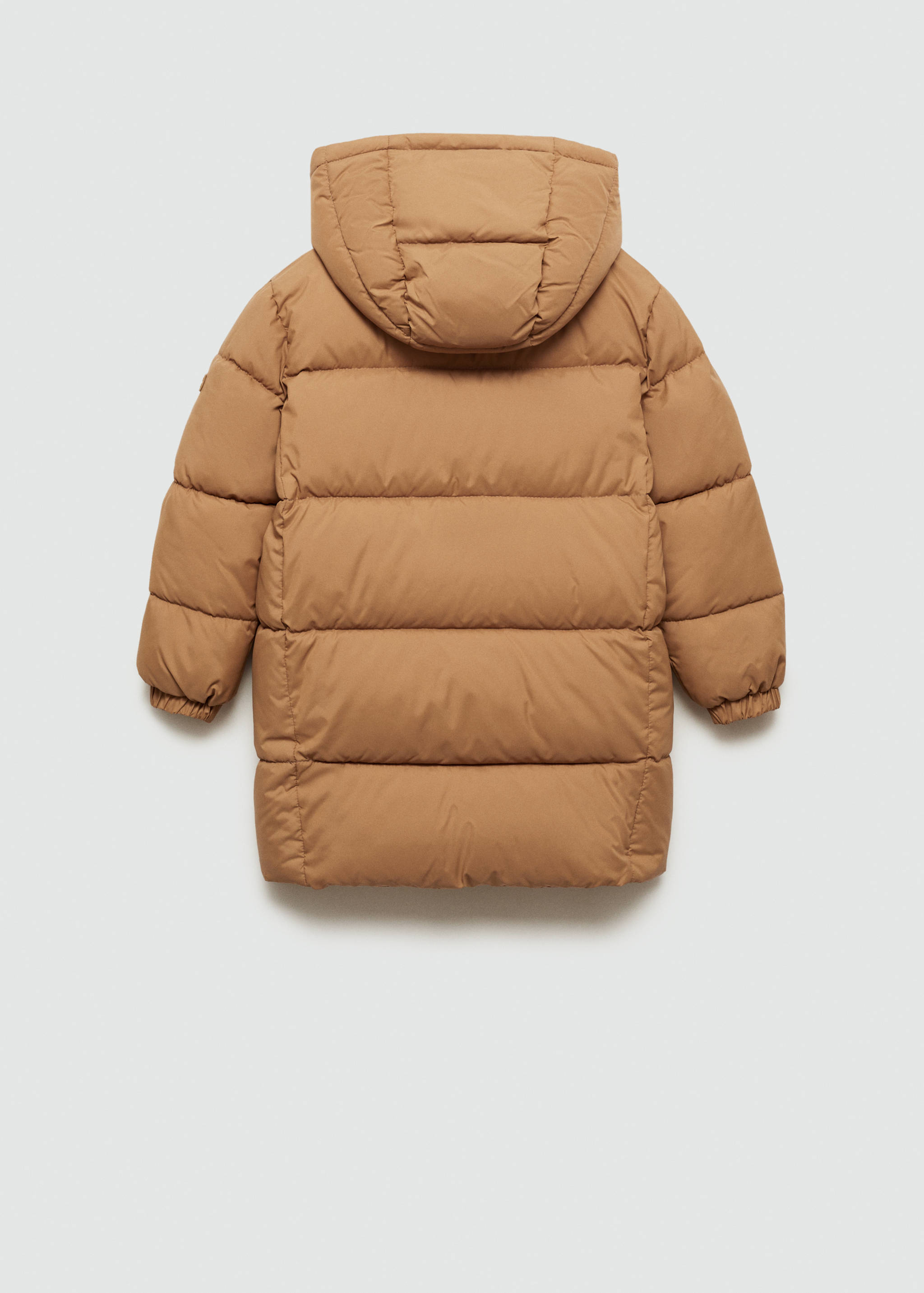 Quilted long coat - Reverse of the article