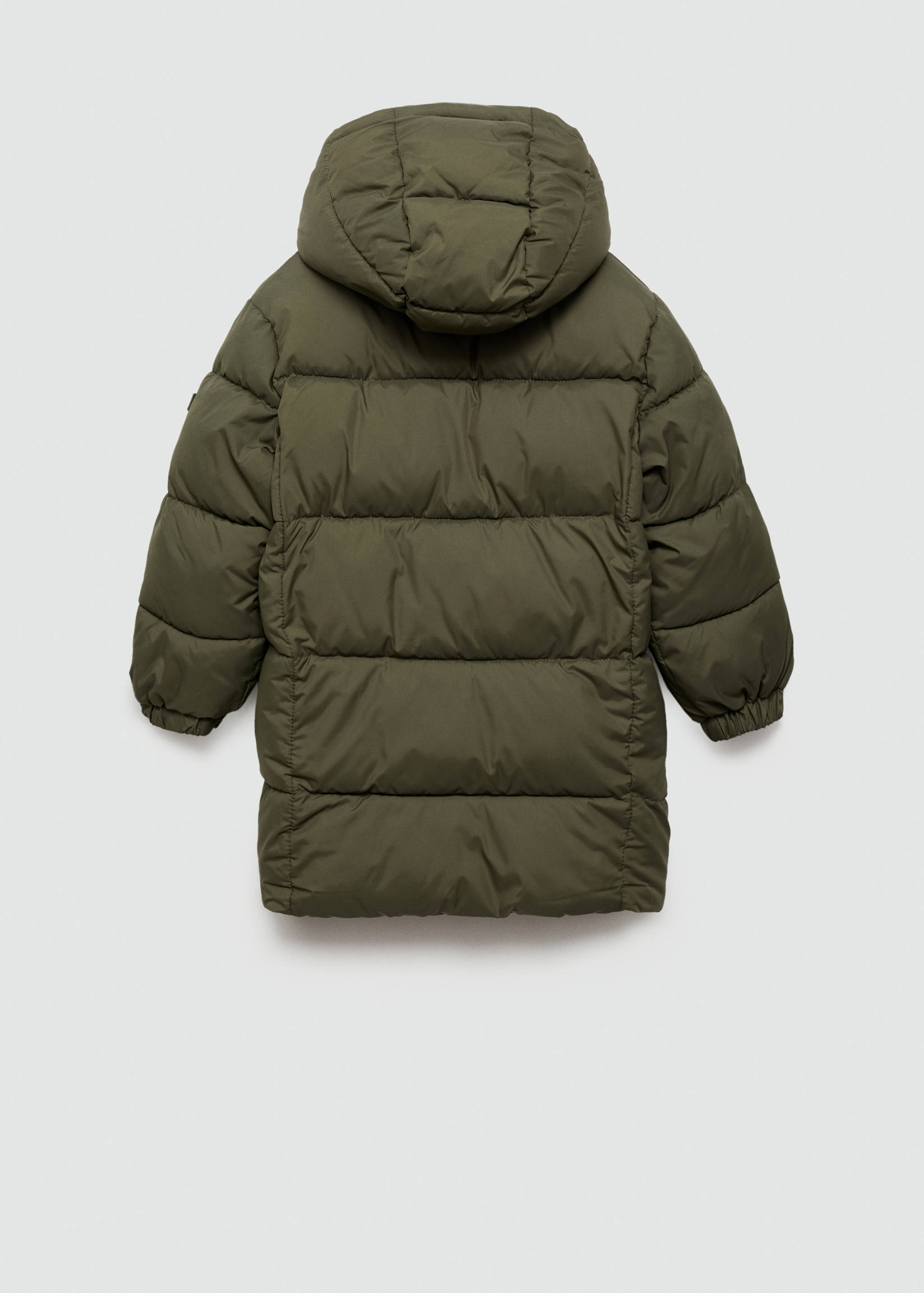 Quilted long coat - Reverse of the article