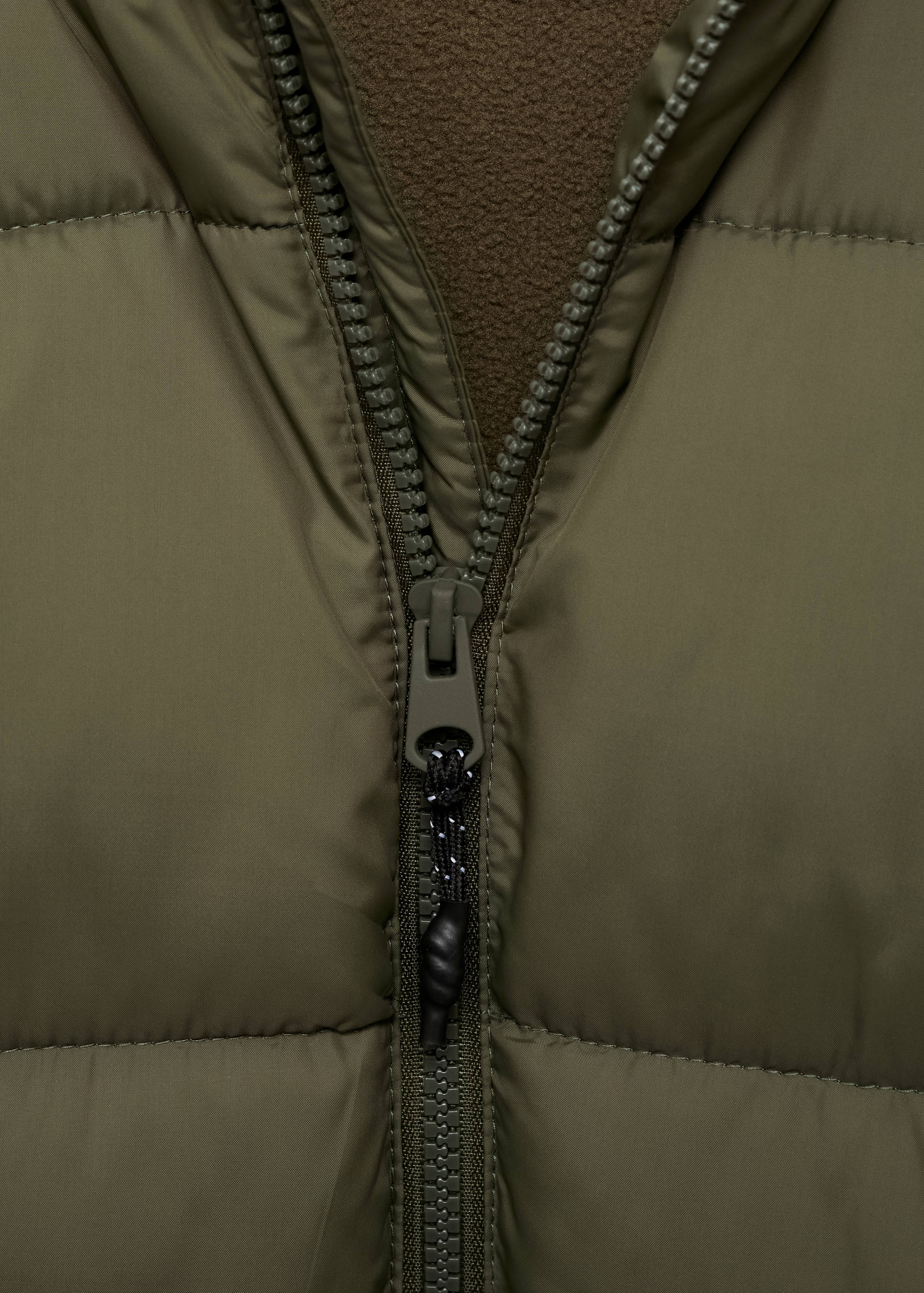 Quilted long coat - Details of the article 8