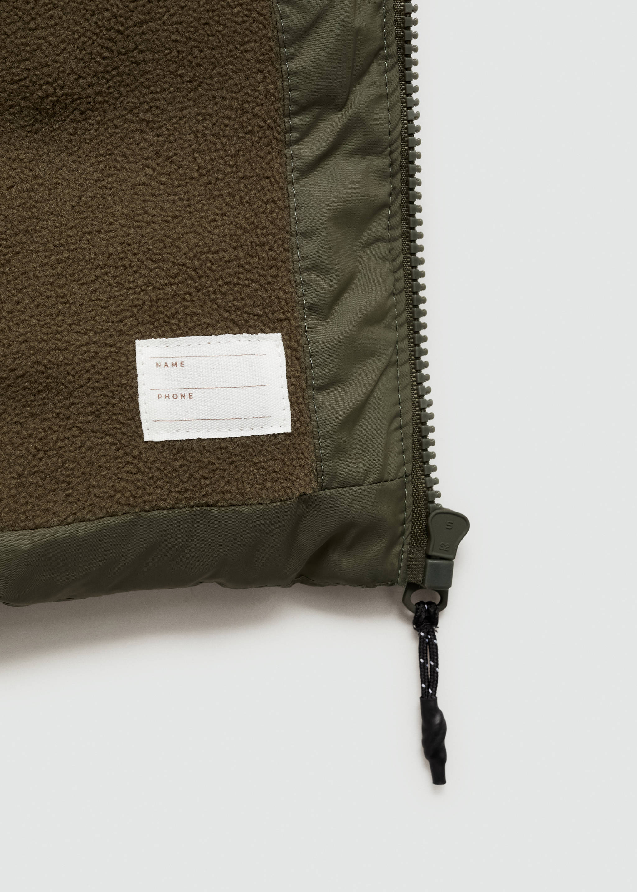 Quilted long coat - Details of the article 0