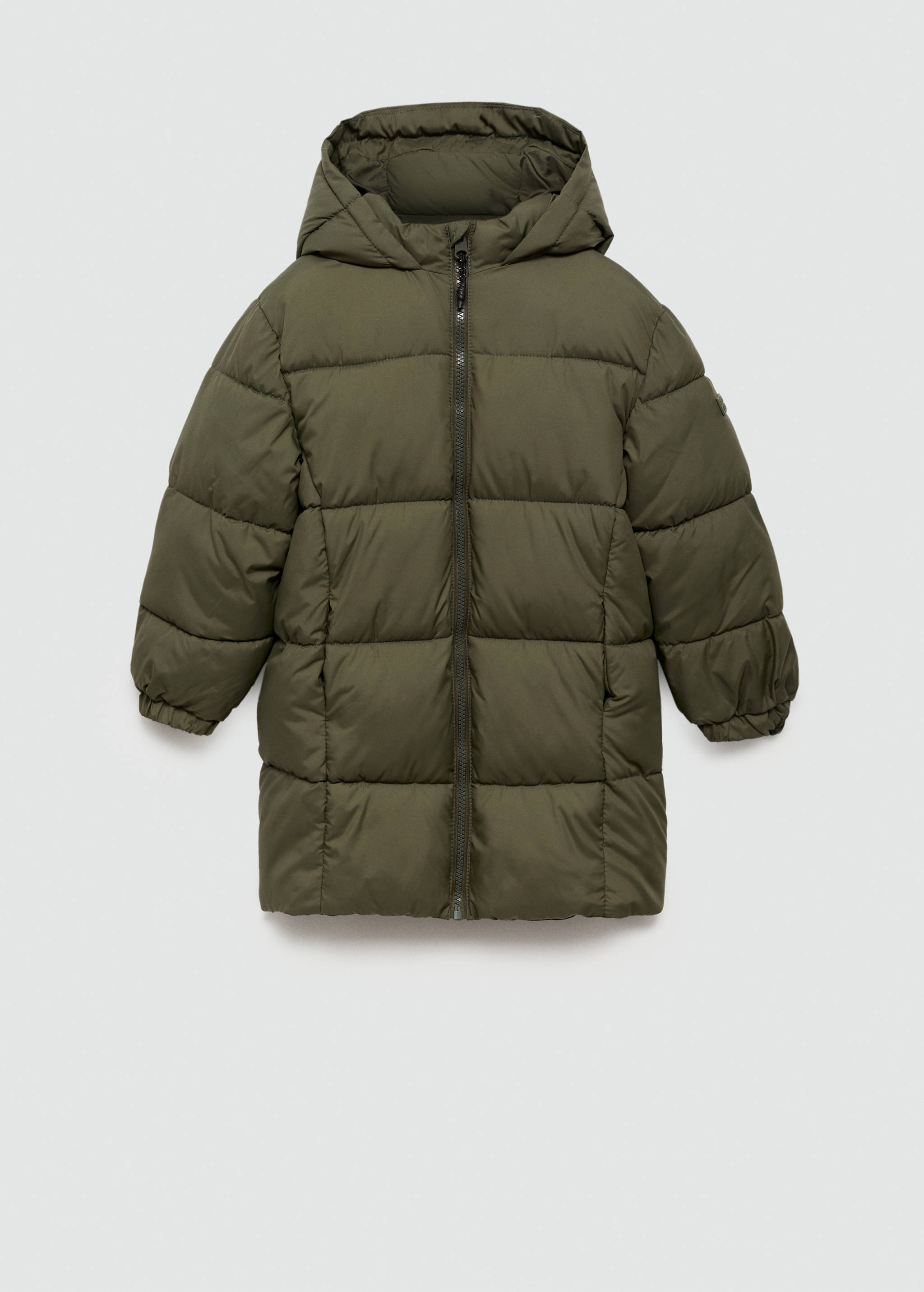 Quilted long coat - Article without model
