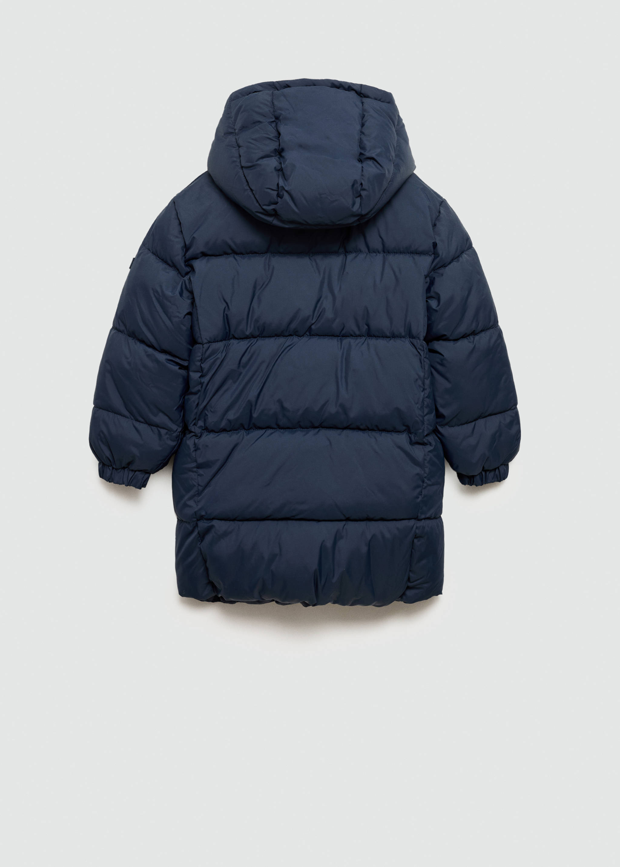 Quilted long coat - Reverse of the article