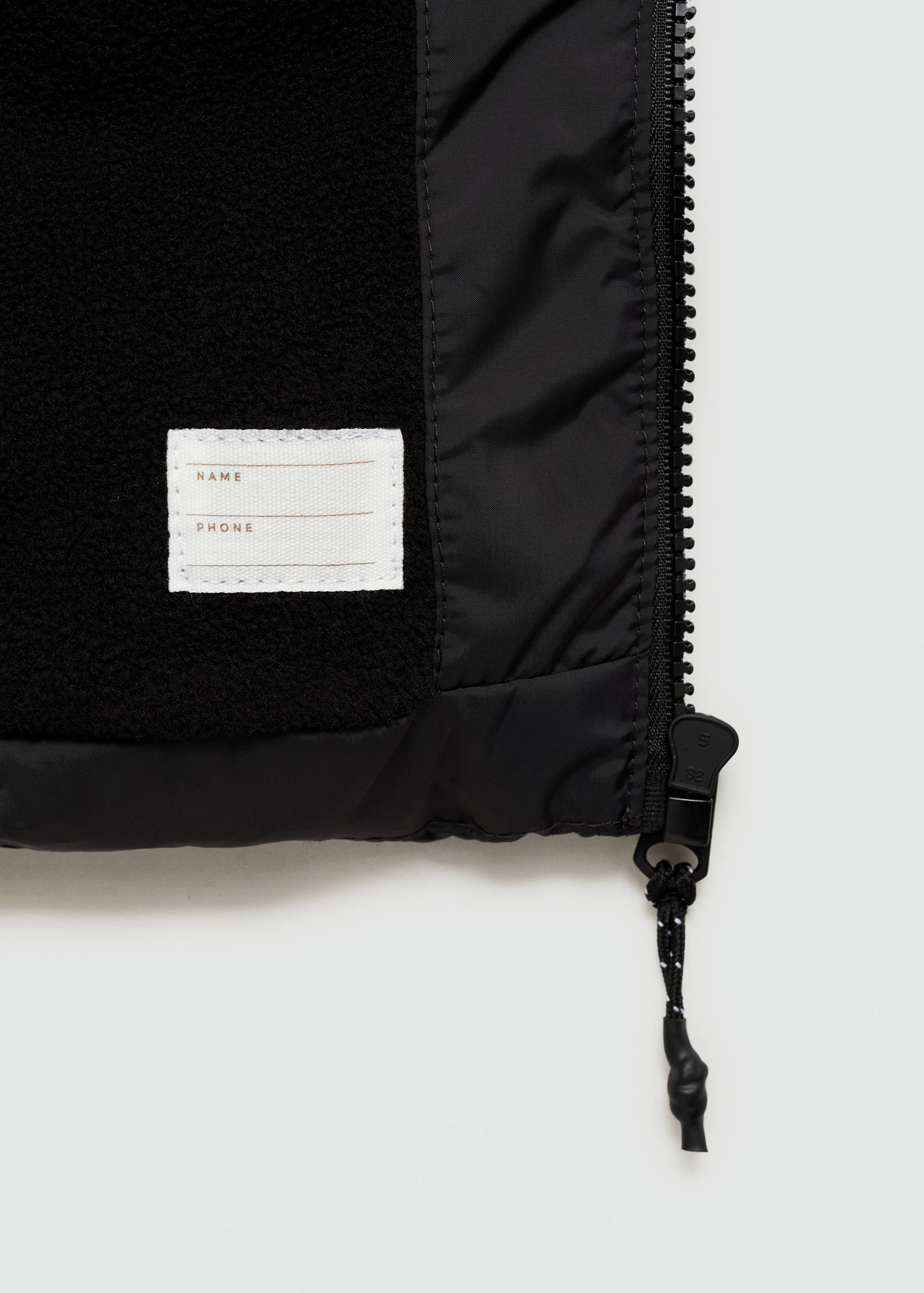 Quilted long coat - Details of the article 0