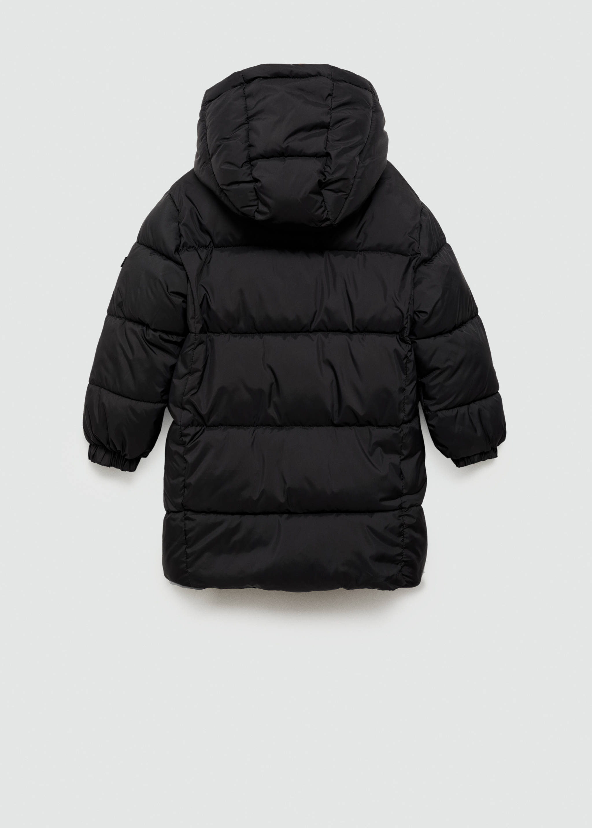 Quilted long coat - Reverse of the article