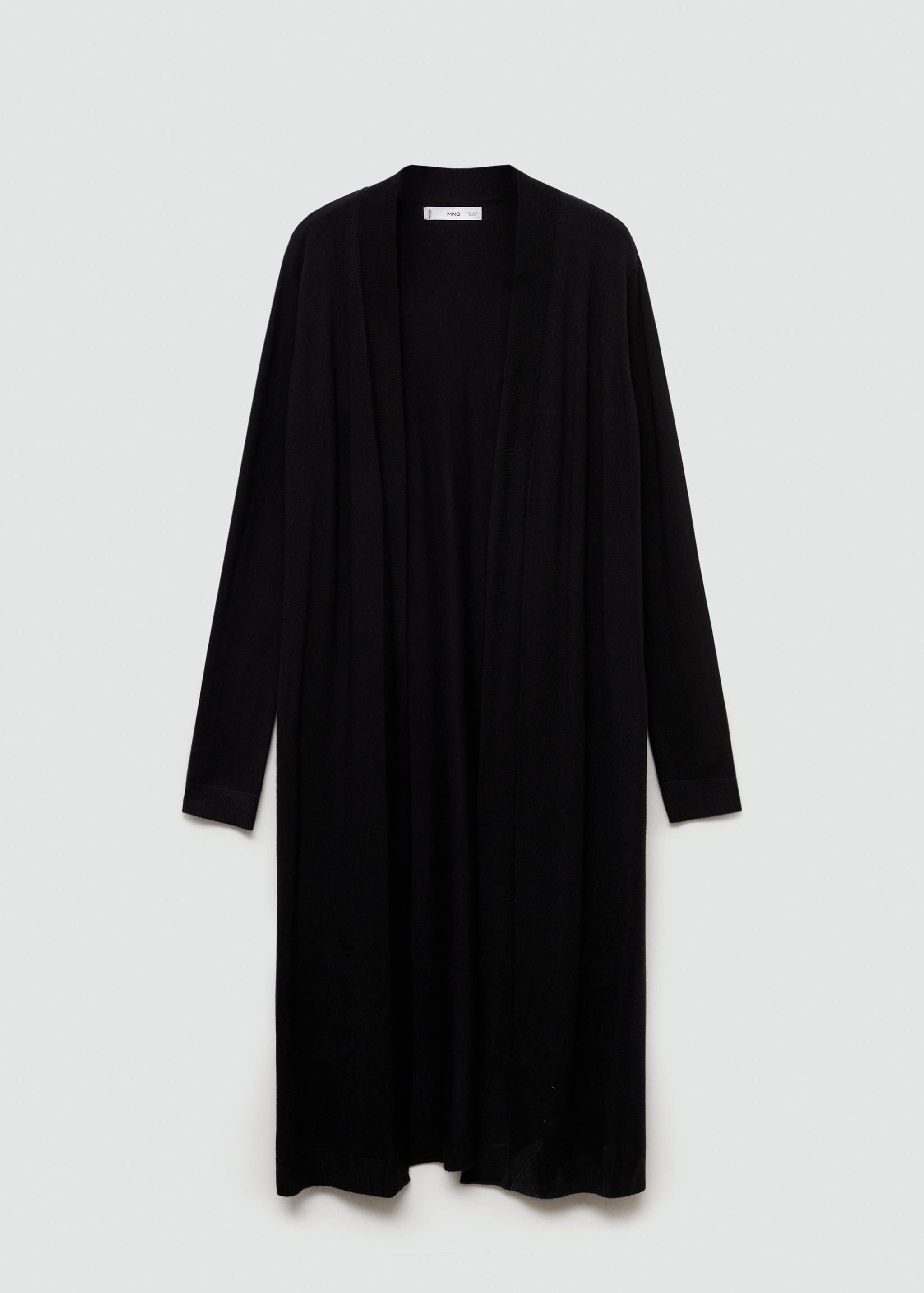 Fine knit long cardigan - Article without model