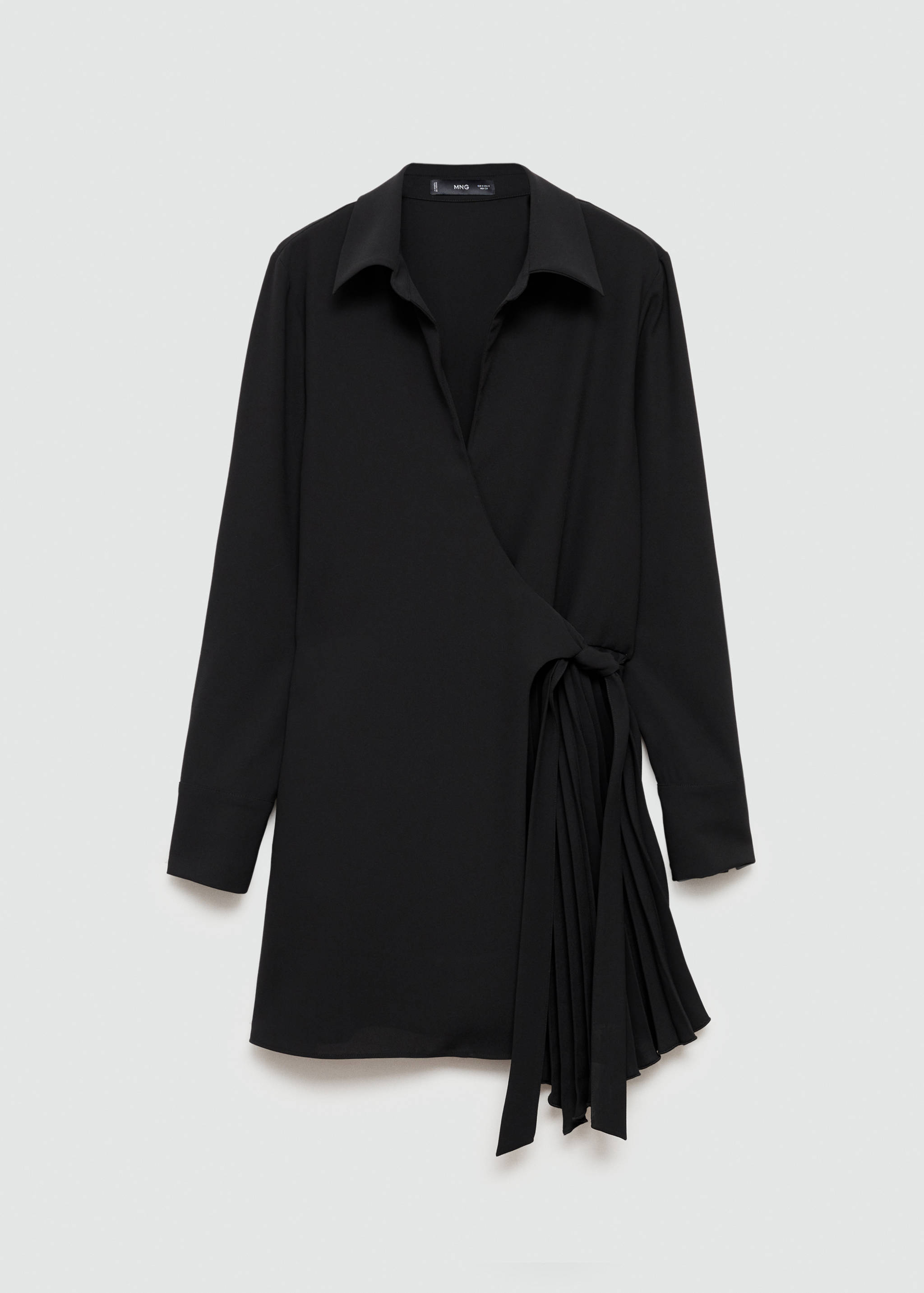 Robe cache-cœur détail plissé - Article sans modèle