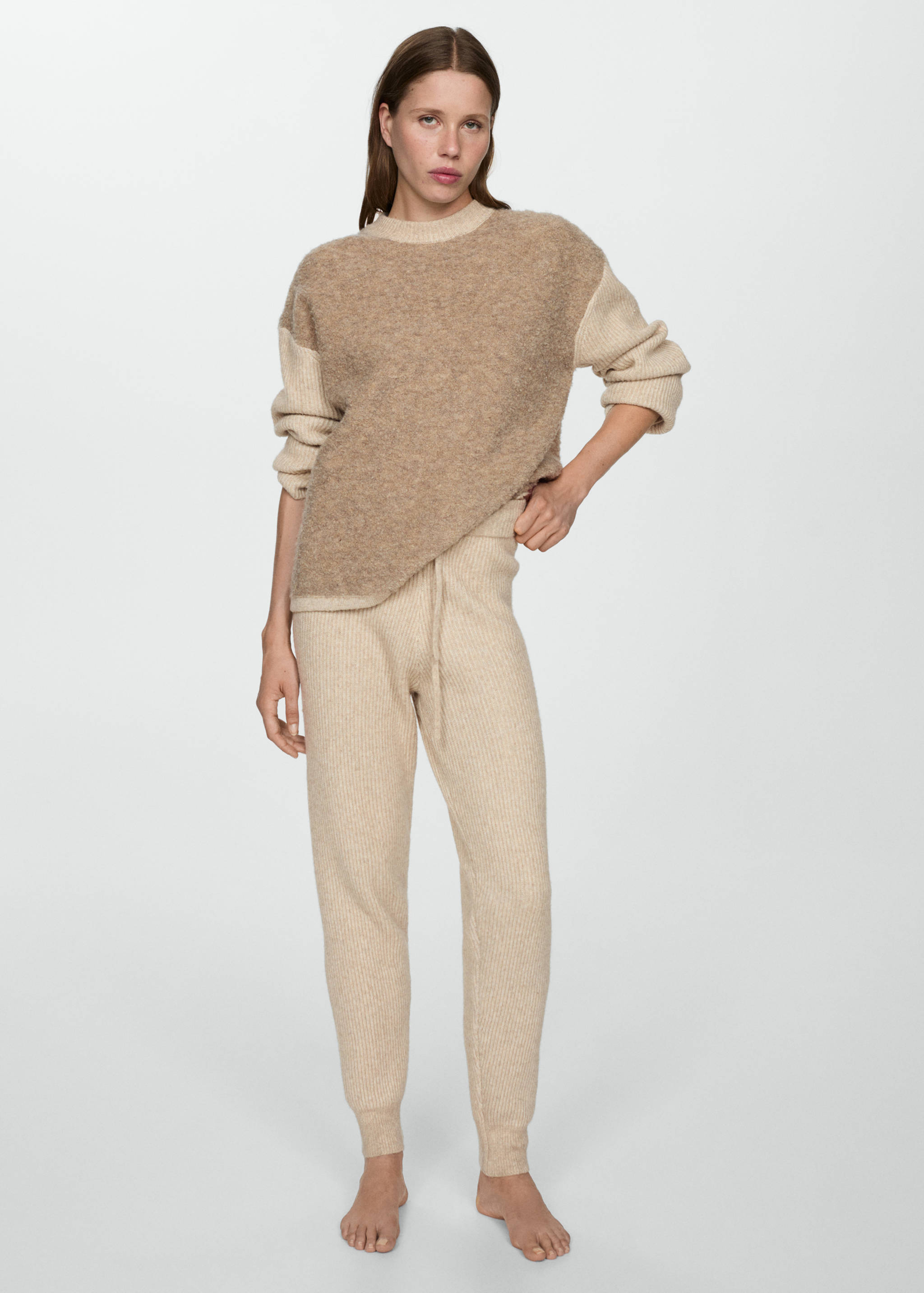 Jersey punto combinado - Plano general