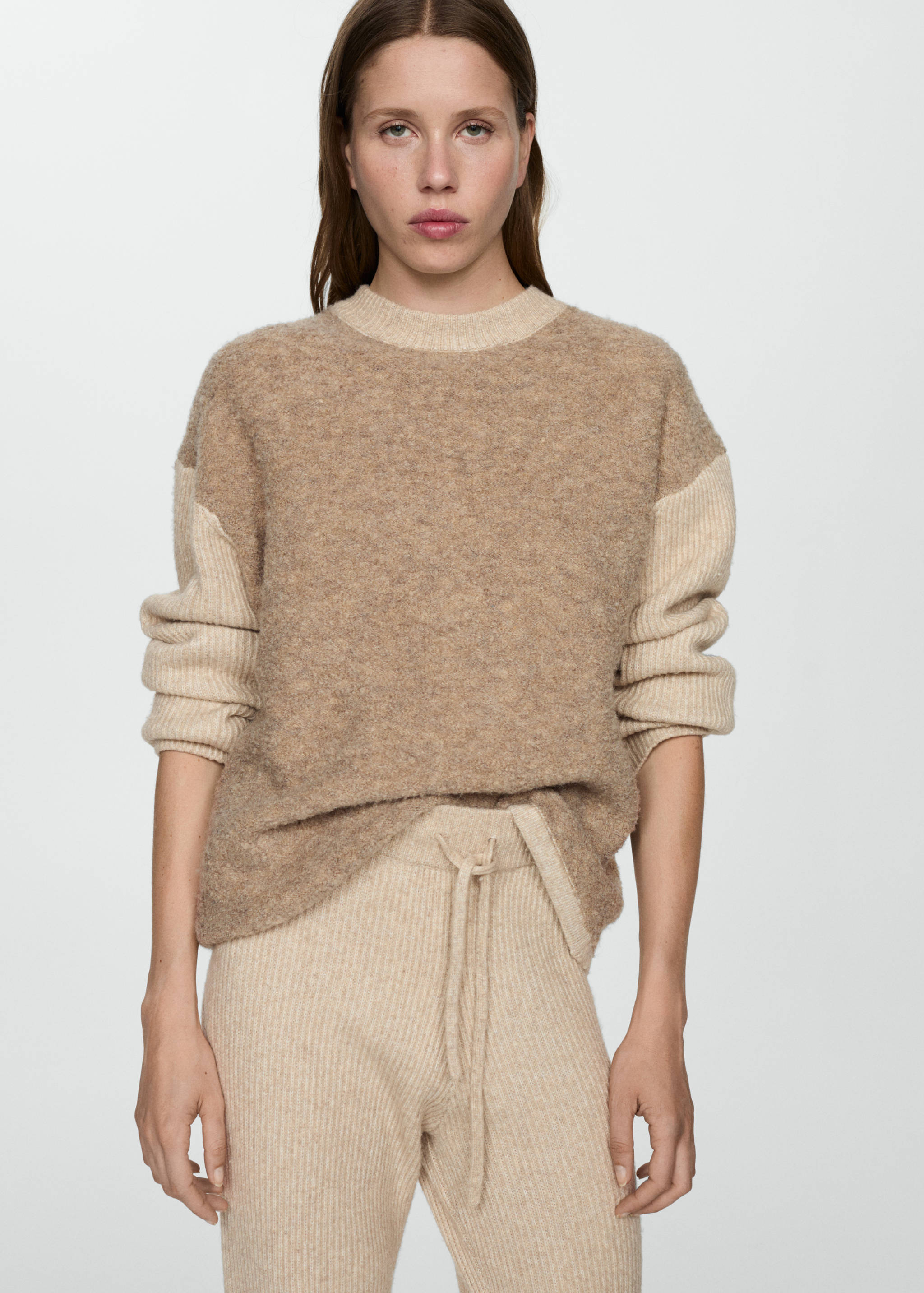 Jersey punto combinado - Plano medio