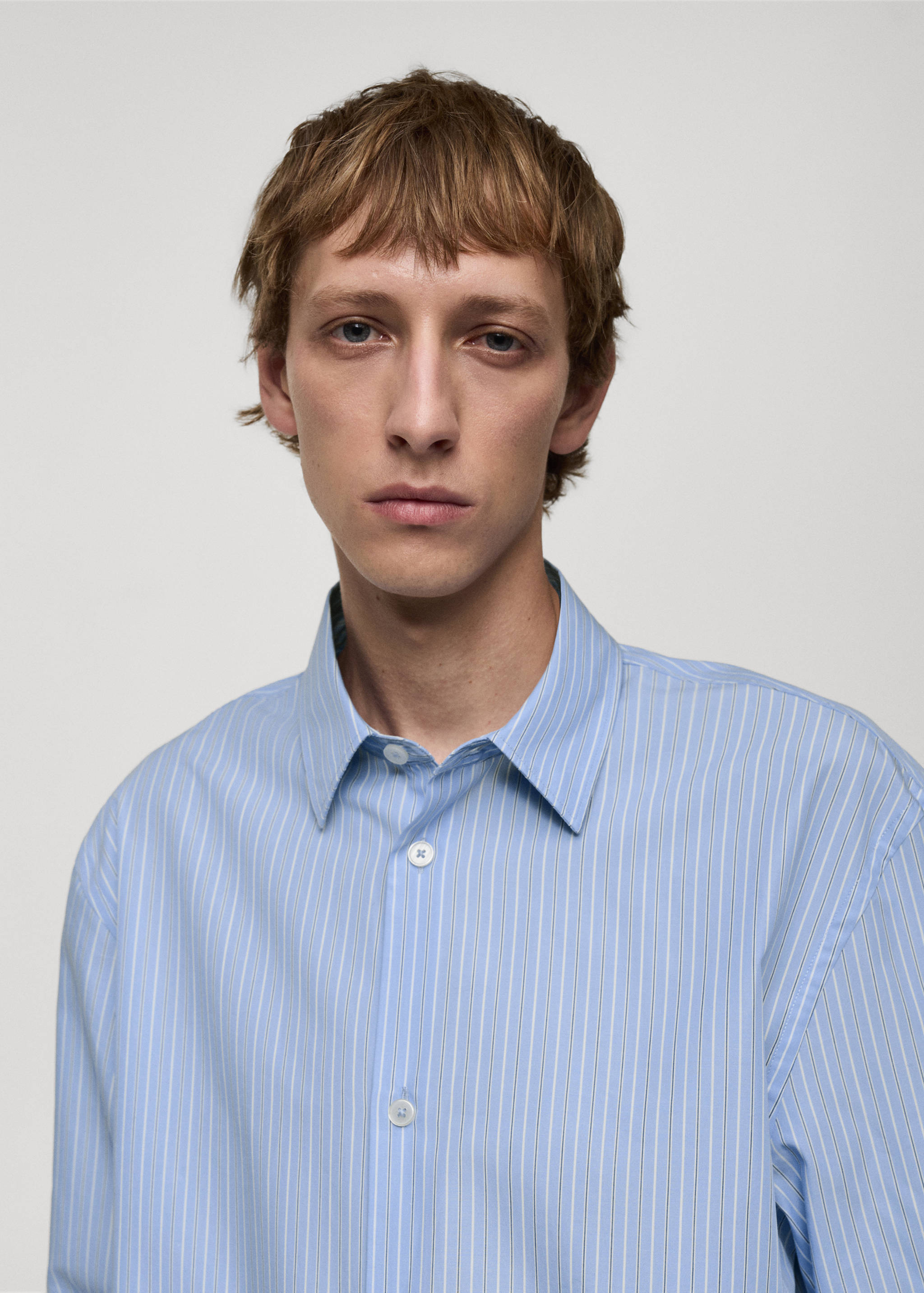 100% cotton striped shirt - Details of the article 1