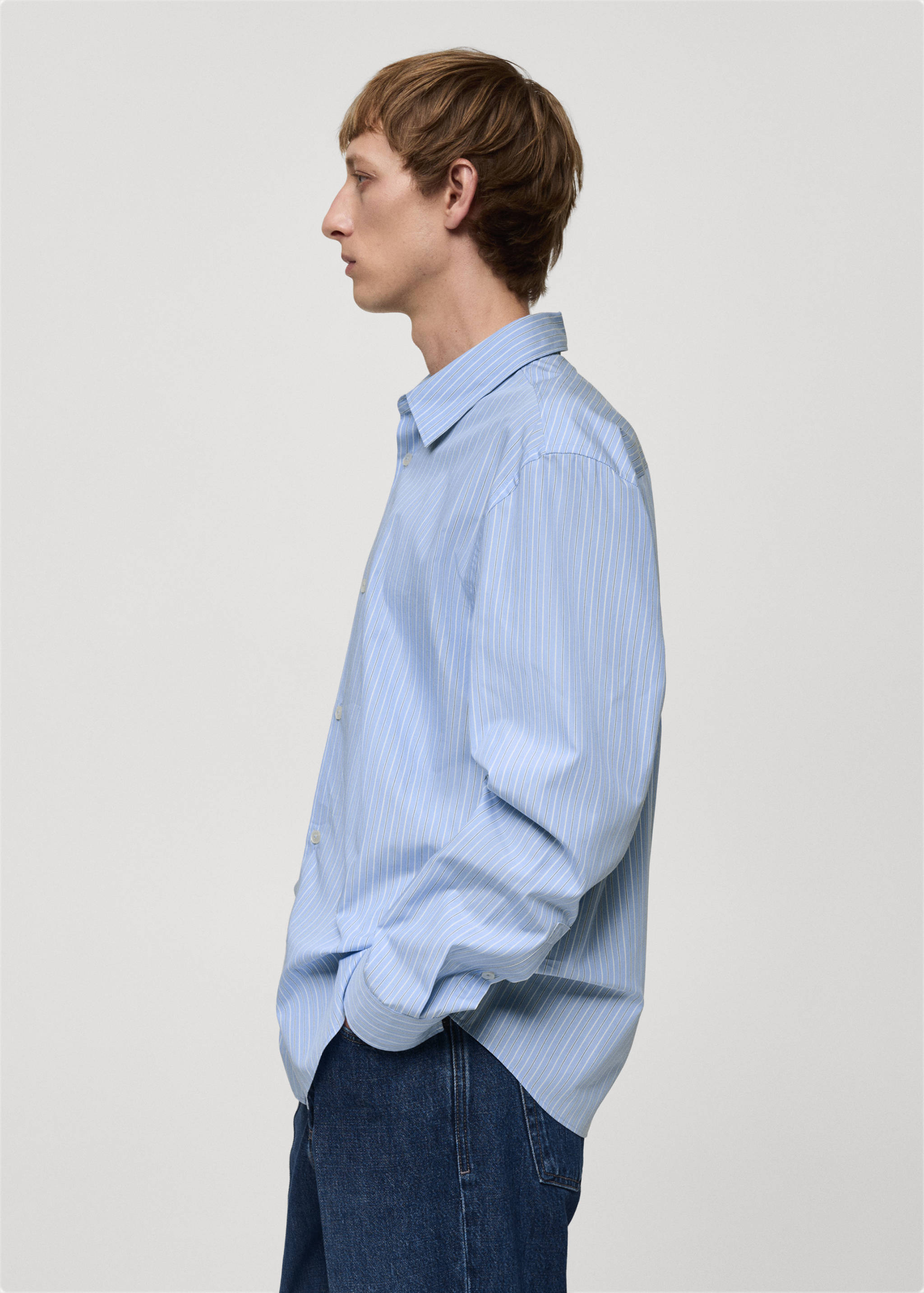 100% cotton striped shirt - Details of the article 2