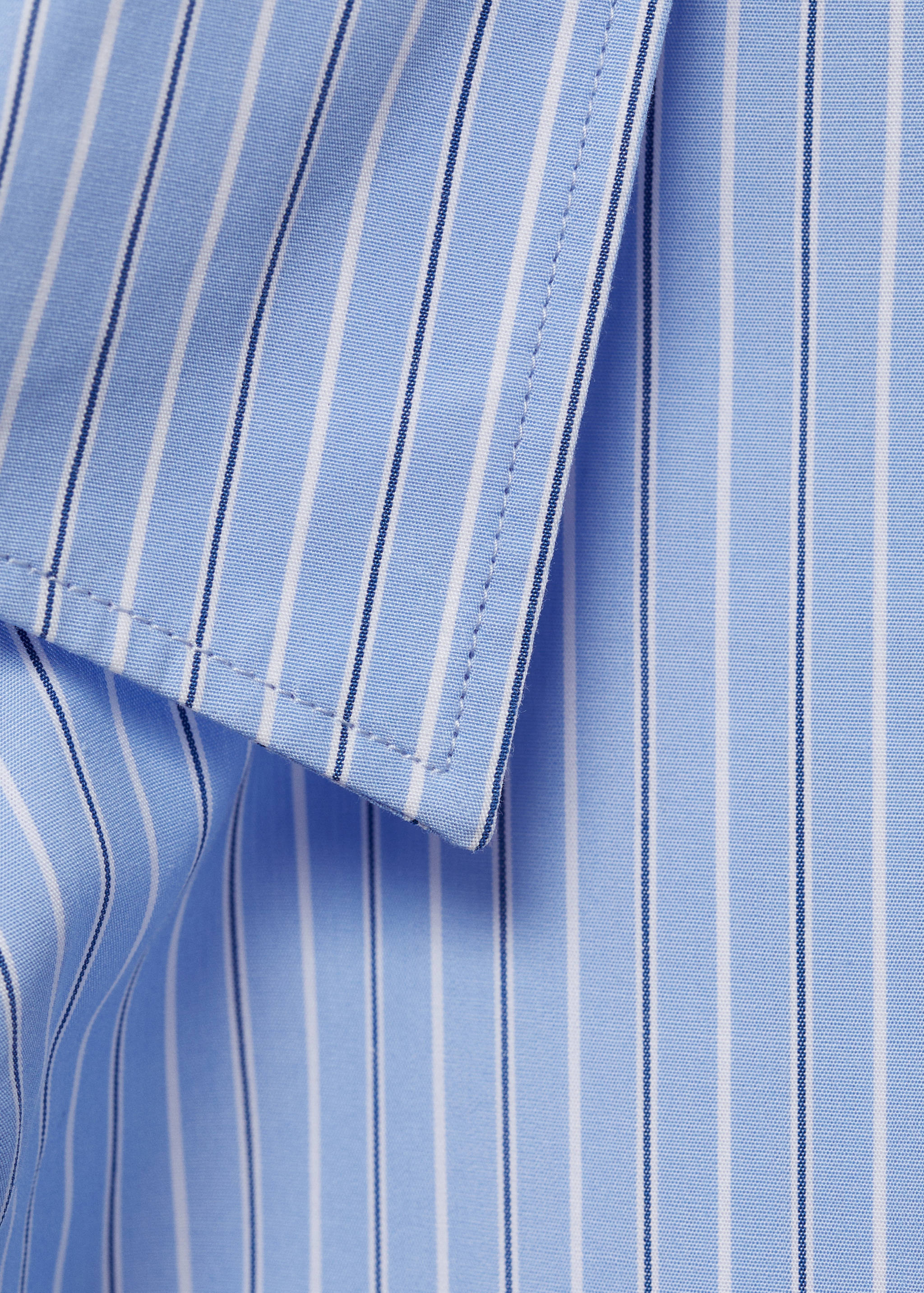 100% cotton striped shirt - Details of the article 0