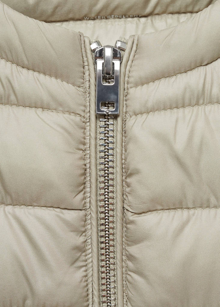 Quilted gilet — Light Heather Grey