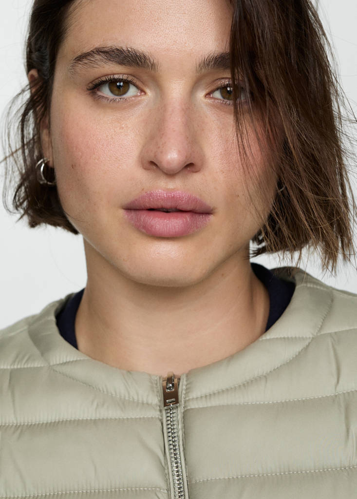 Quilted gilet — Light Heather Grey