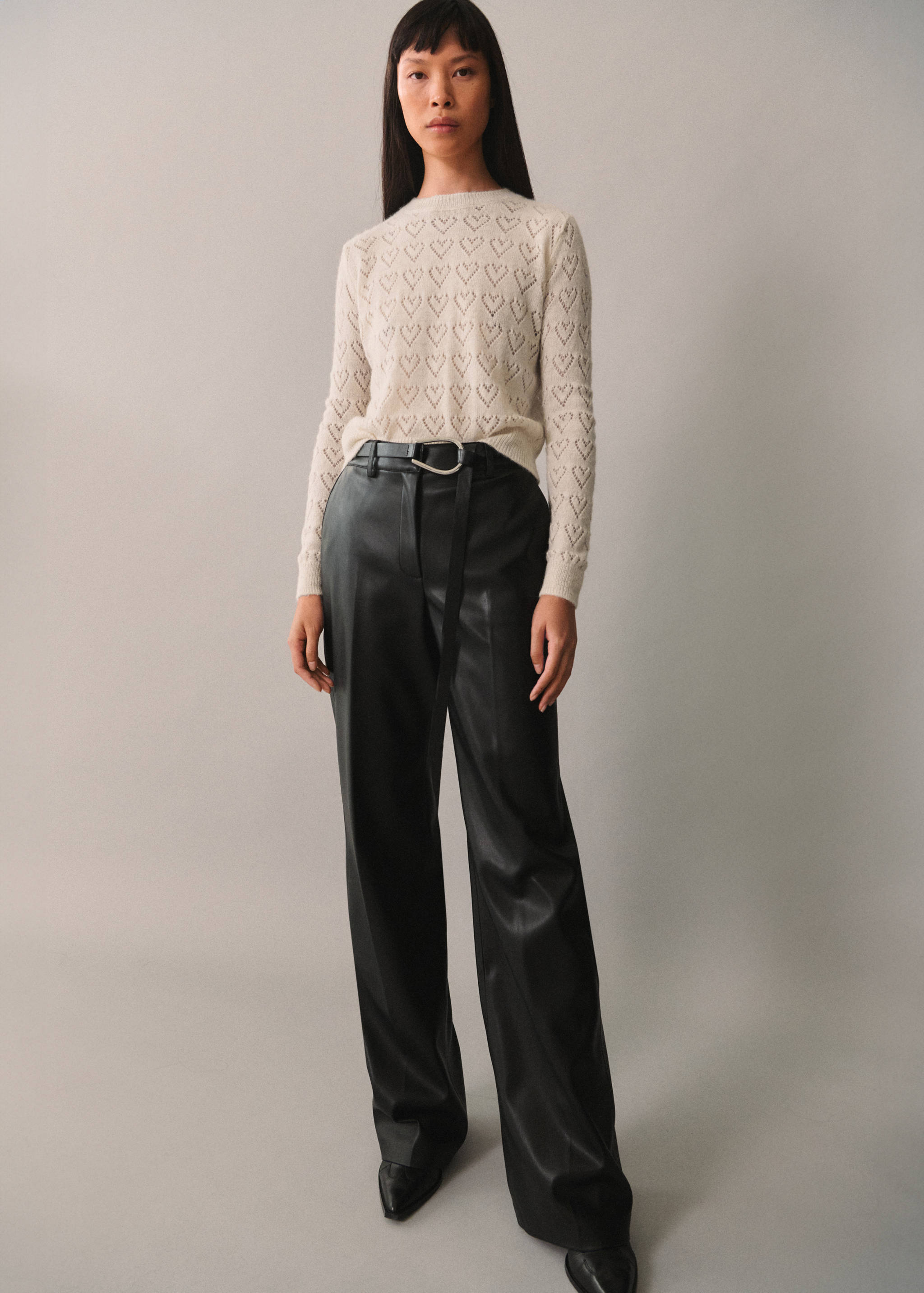 Jersey detalles calados corazones - Plano general