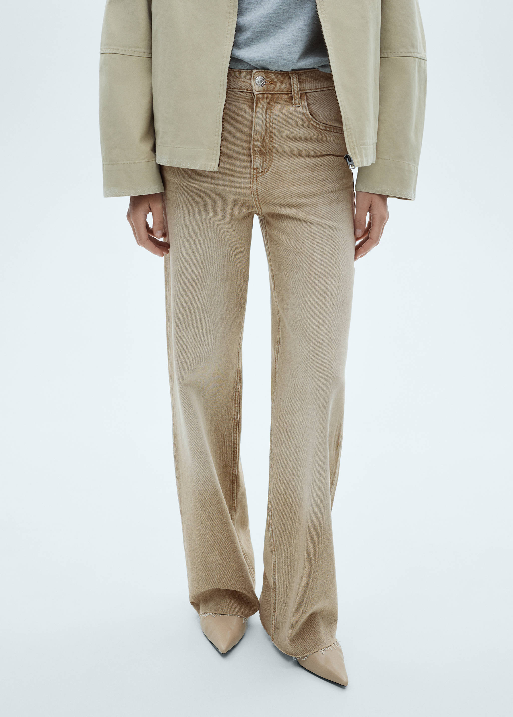 Danila high-waisted wide leg jeans - Details of the article 1