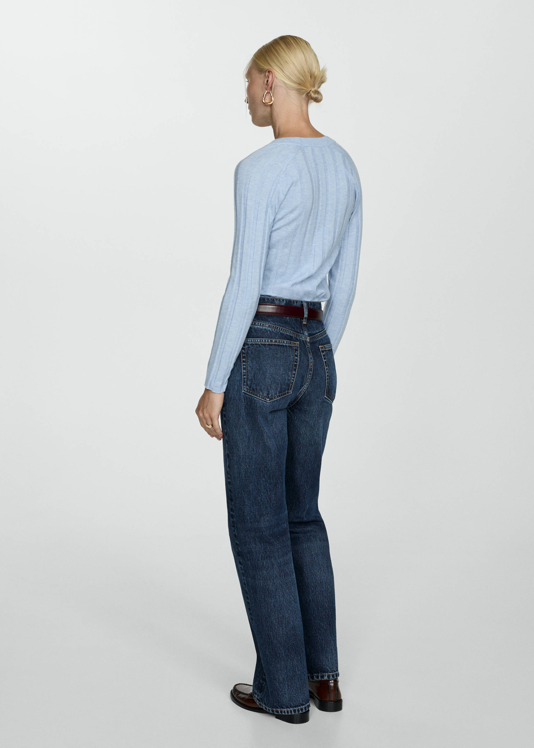 Cardigan maille boutons - Verso de l’article