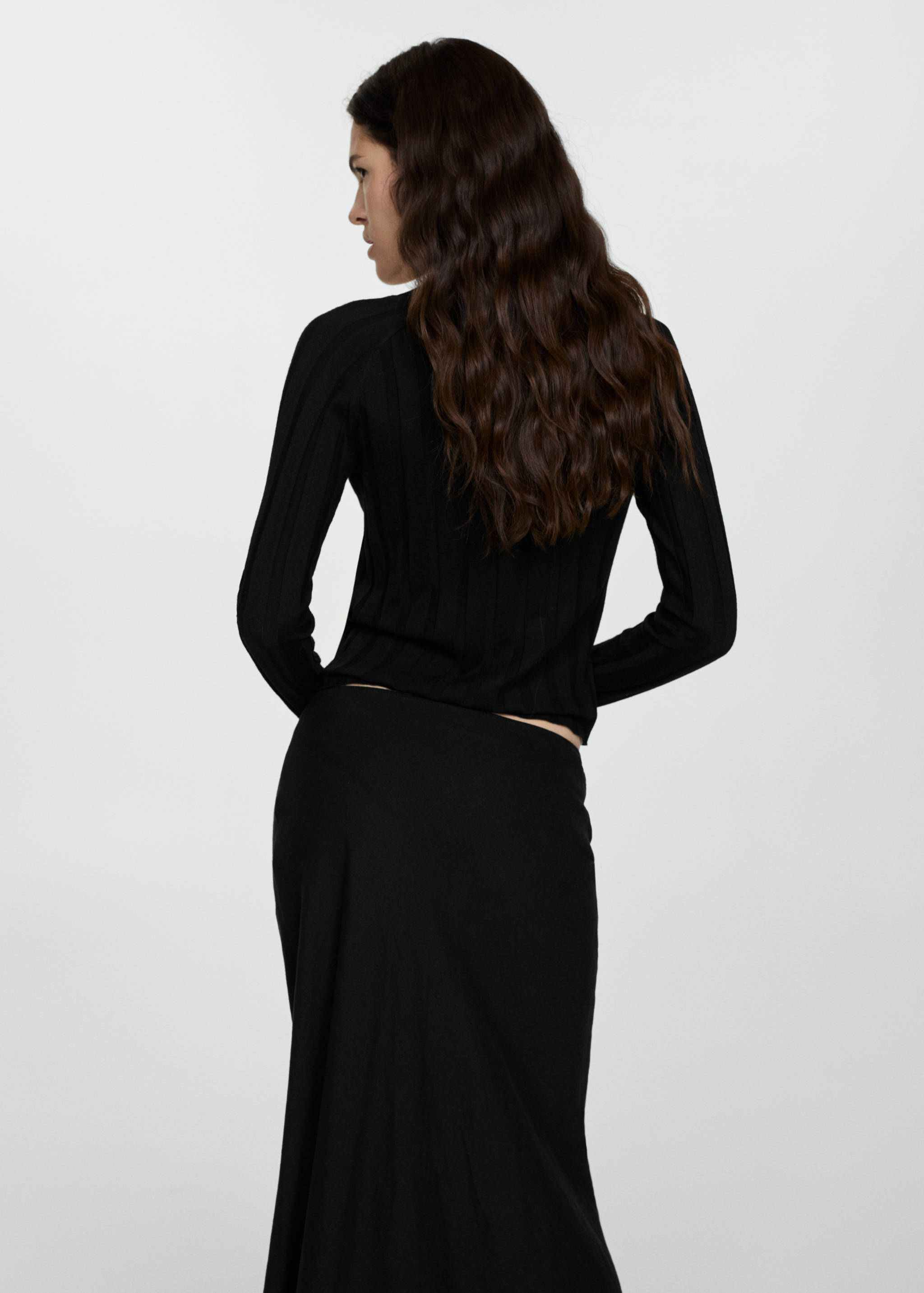 Cardigan maille boutons - Verso de l’article