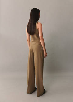 Top with wide straps — Medium Brown 3