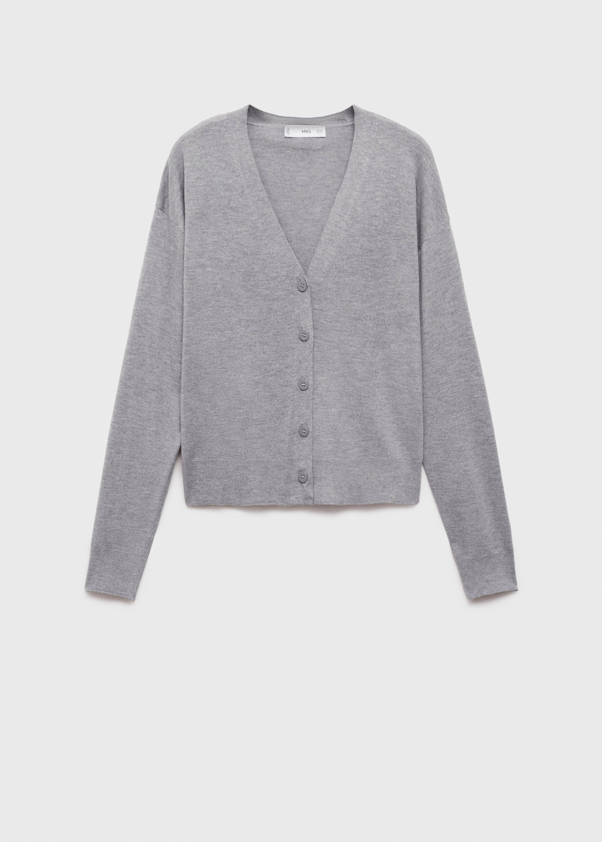 Button knit cardigan - Article without model