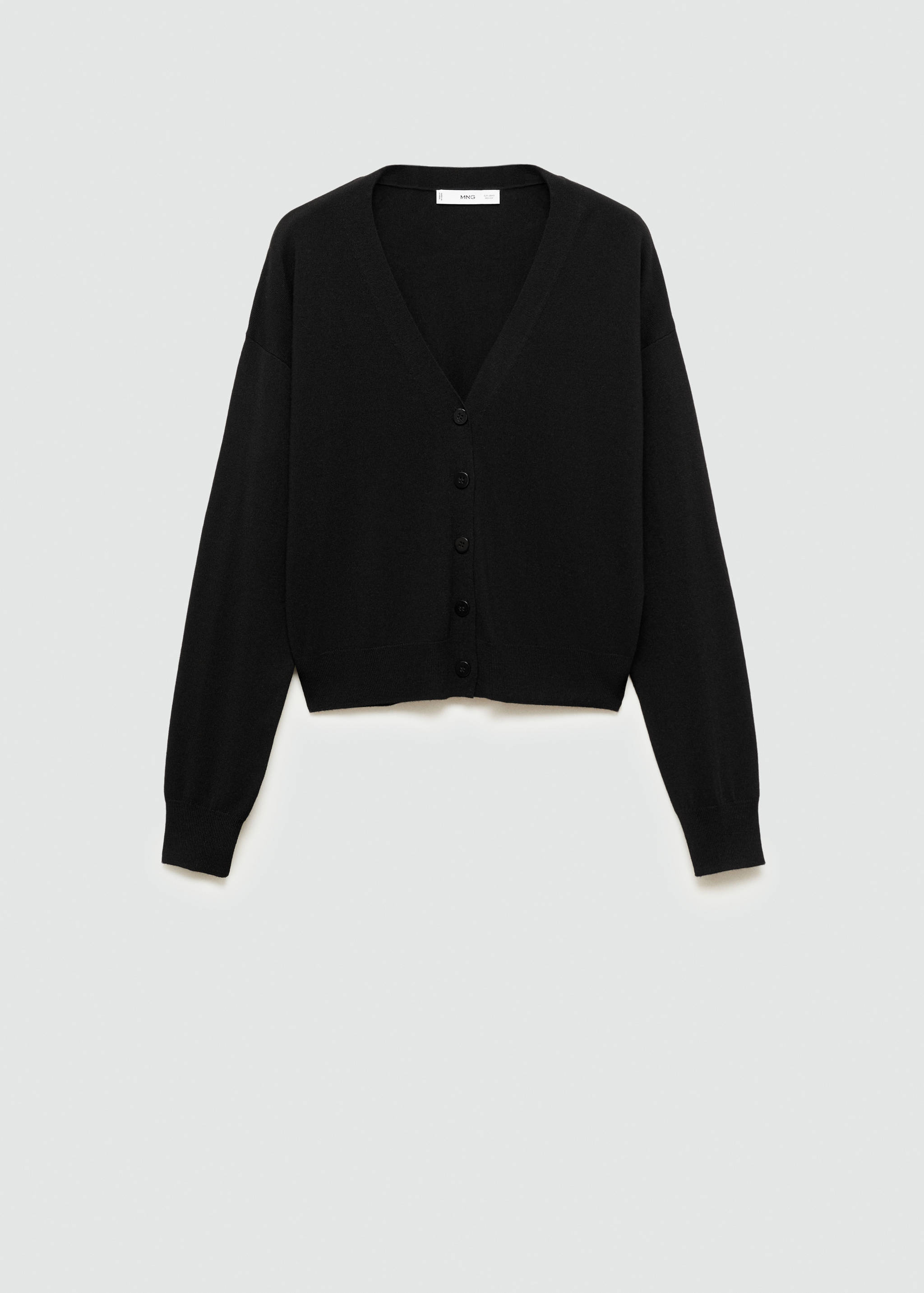 Button knit cardigan - Article without model