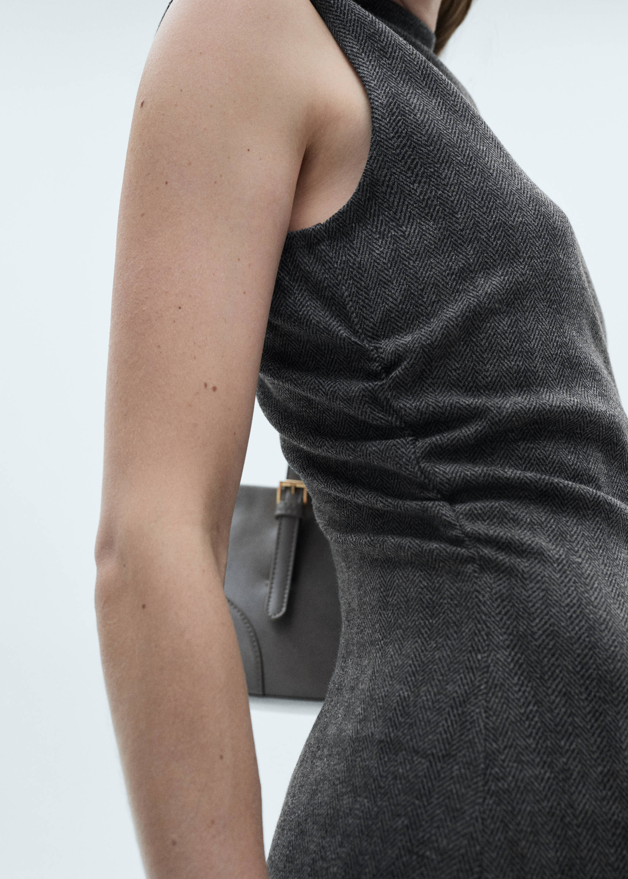 Herringbone pattern dress - Details of the article 6