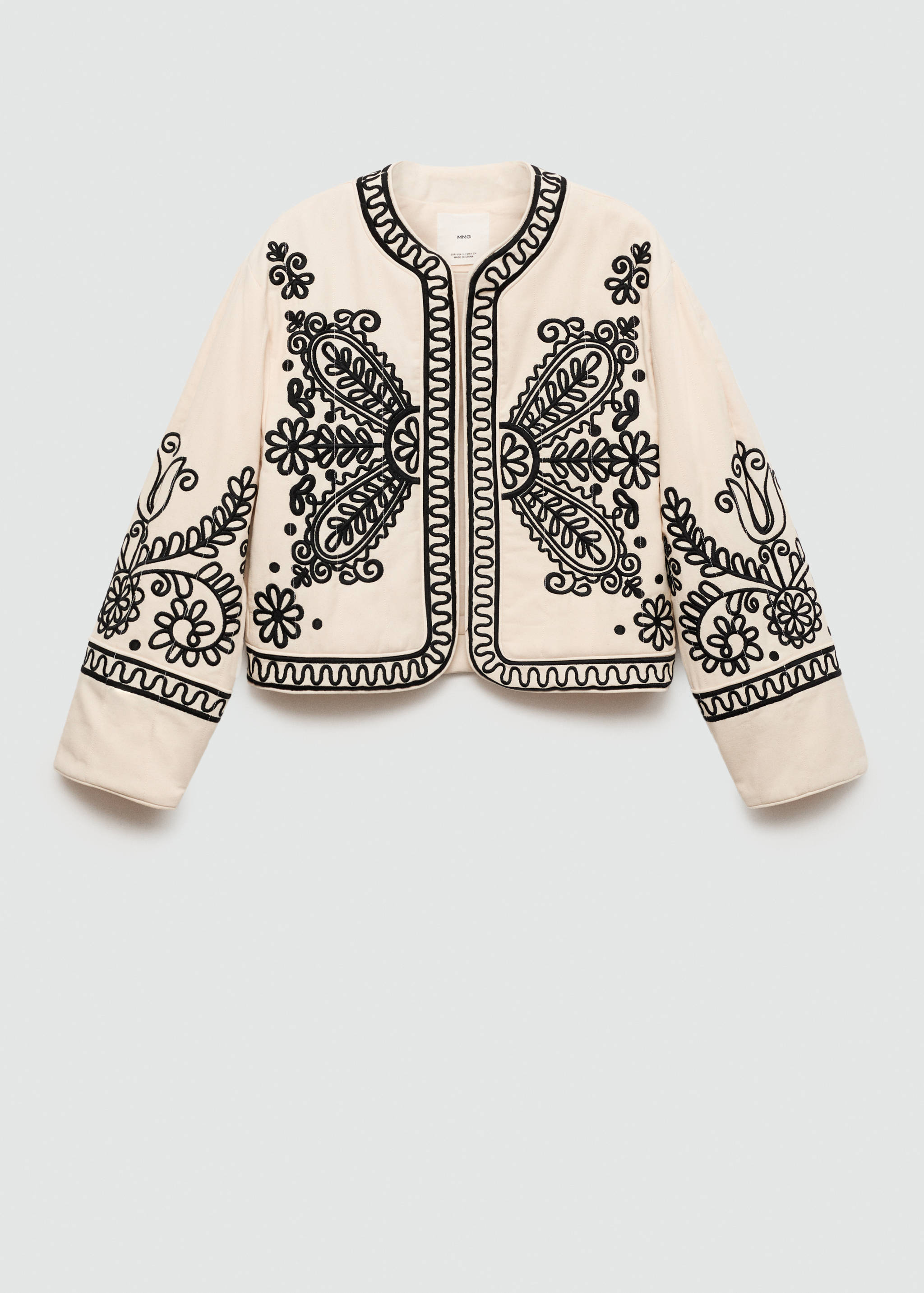Embroidered cotton jacket - Article without model