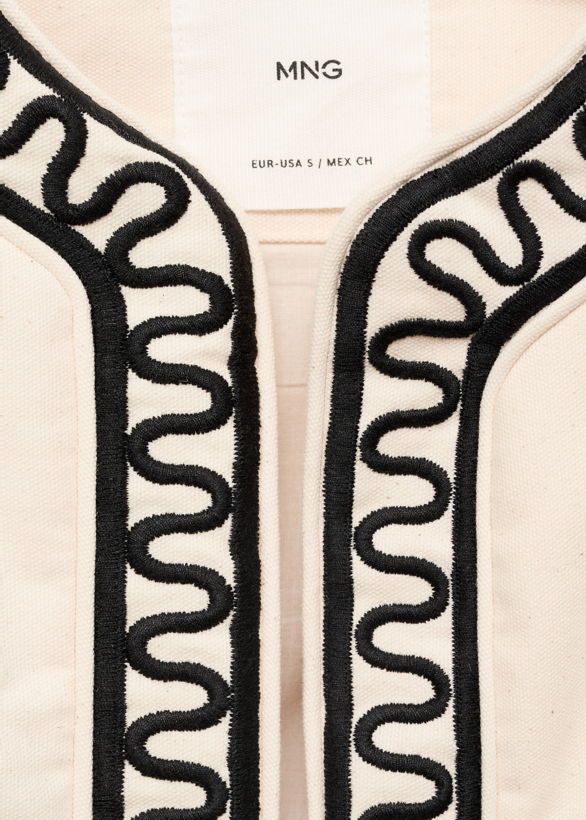 Embroidered cotton jacket - Details of the article 8