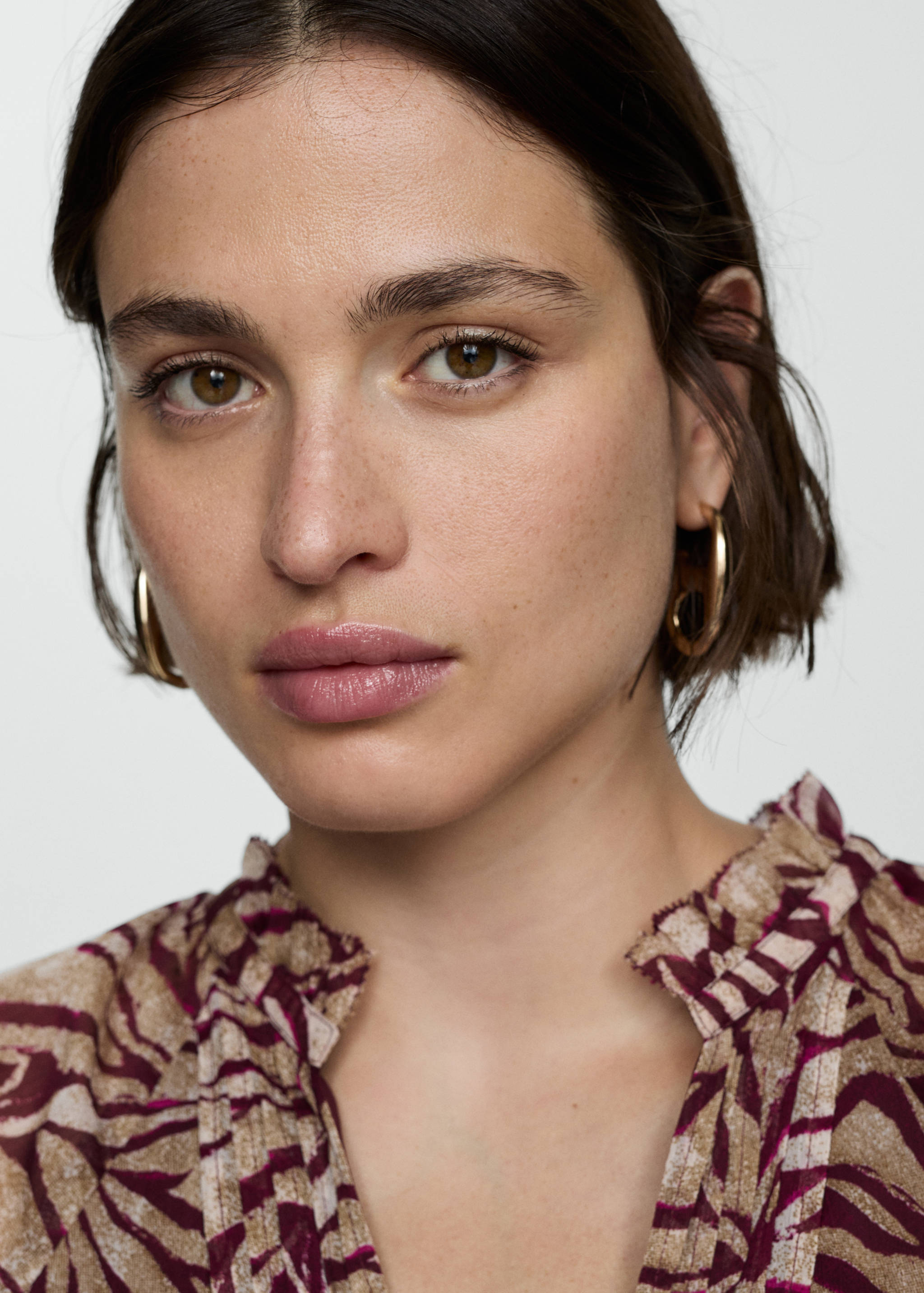 Vestido largo estampado - Detalle del artículo 4