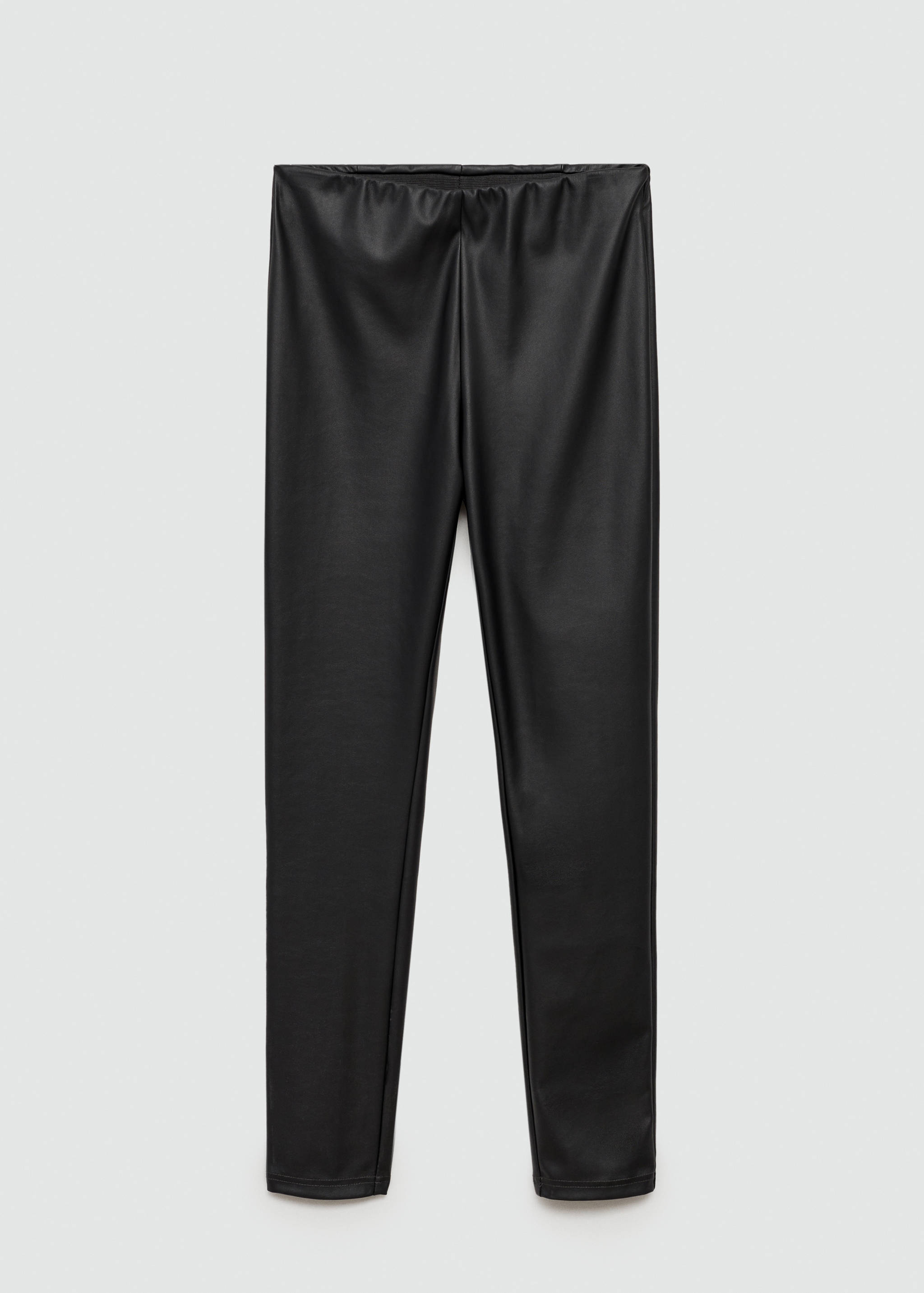 Faux-leather leggings - Article without model