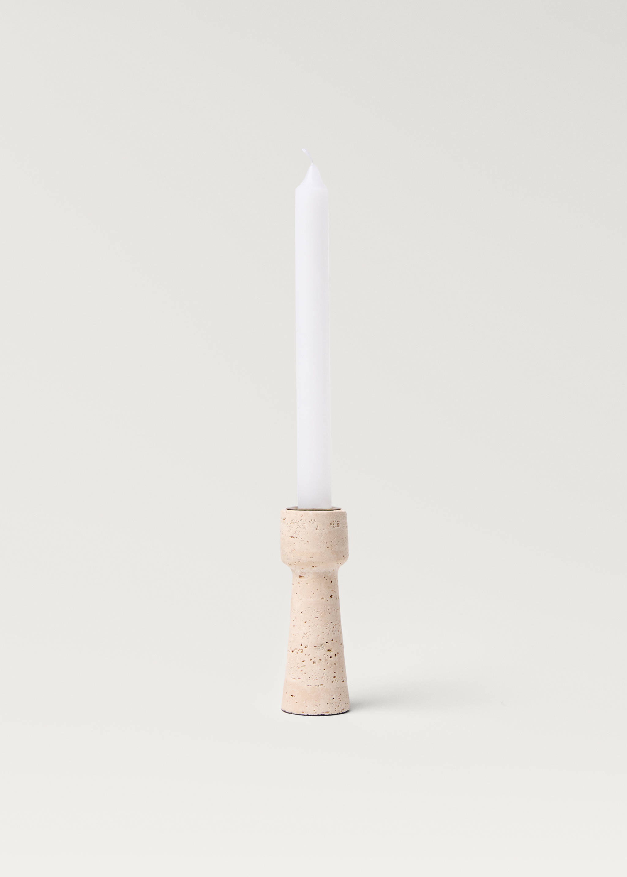 Bougeoir en travertin de taille moyenne - Détail de l'article 3