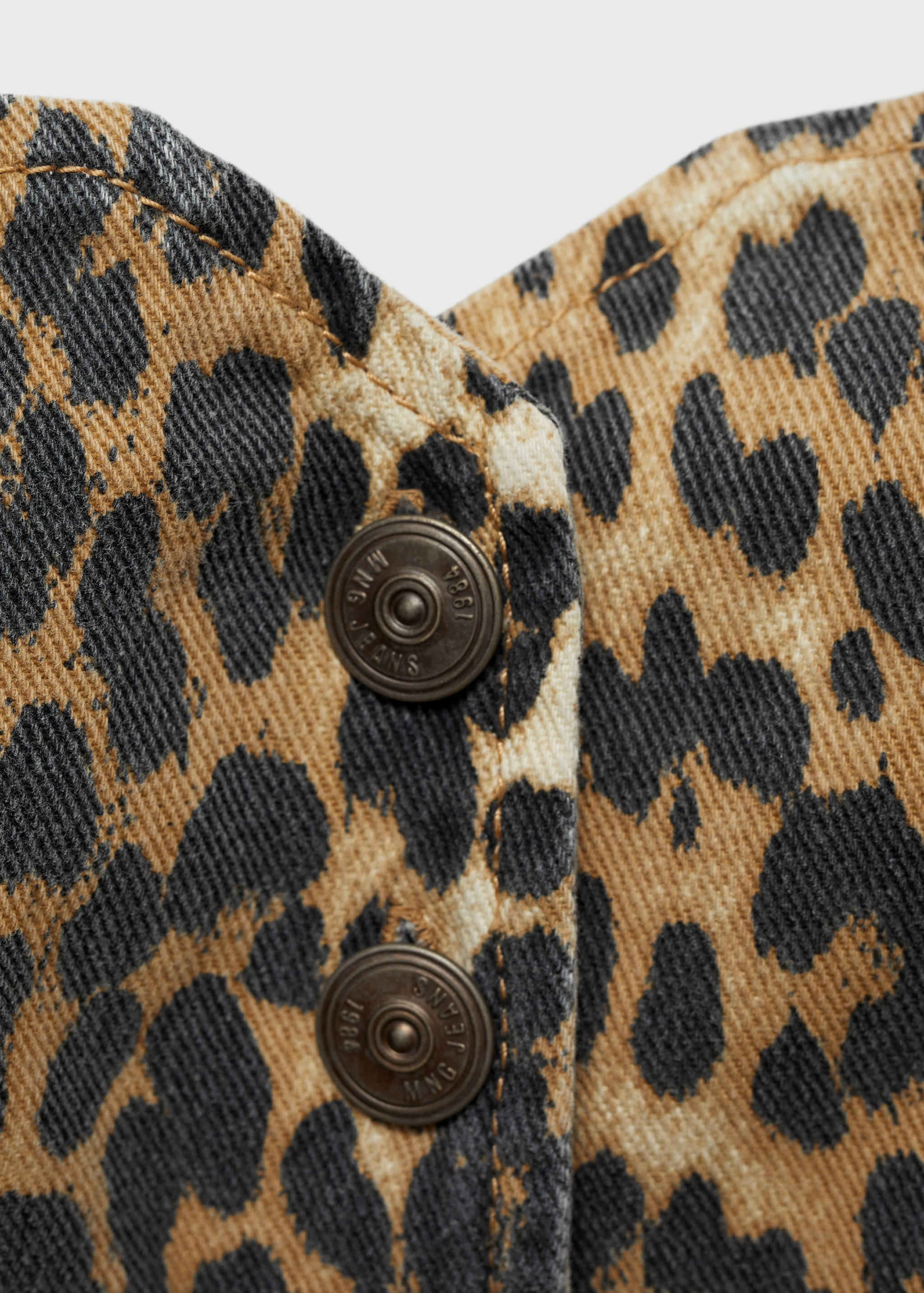 Leopard-print corset top - Details of the article 8