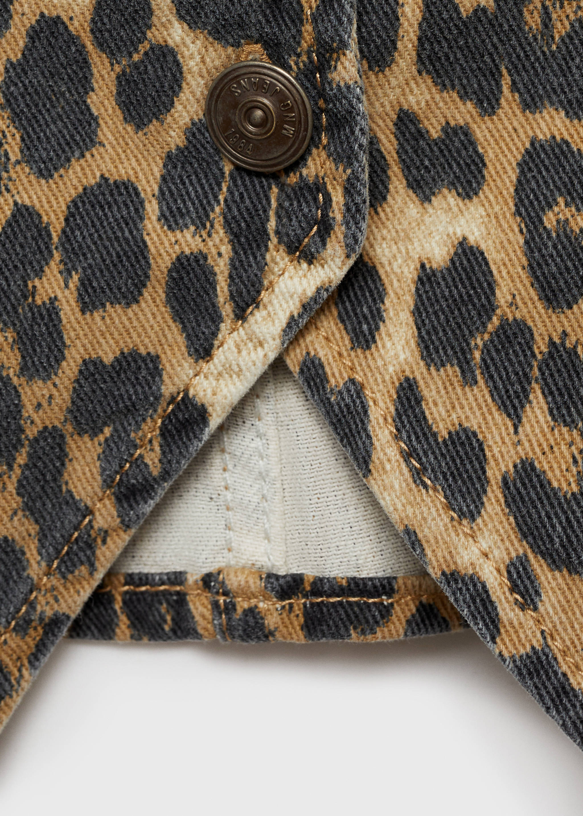 Leopard-print corset top - Details of the article 0
