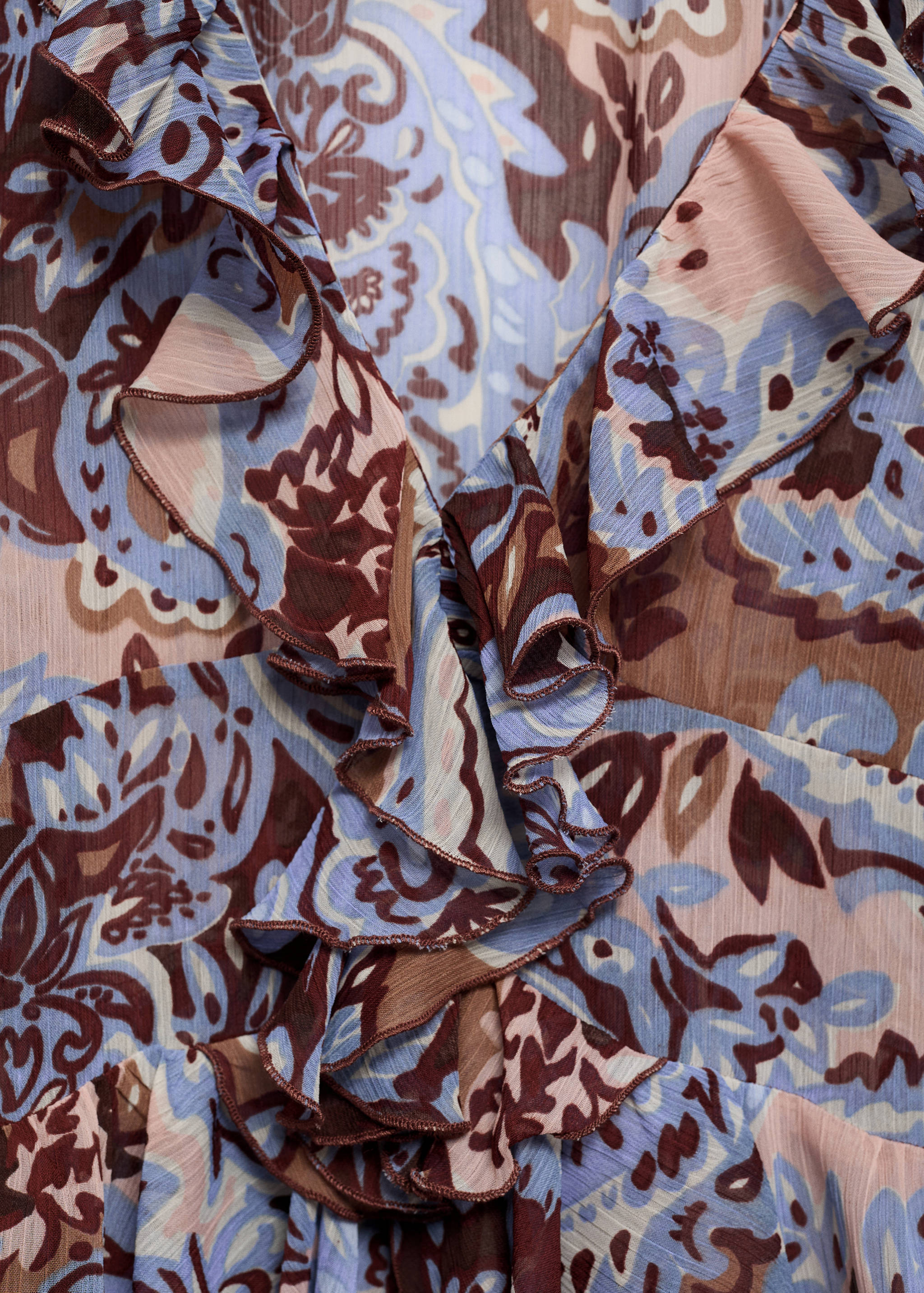 Paisley blouse with ruffles - Details of the article 8