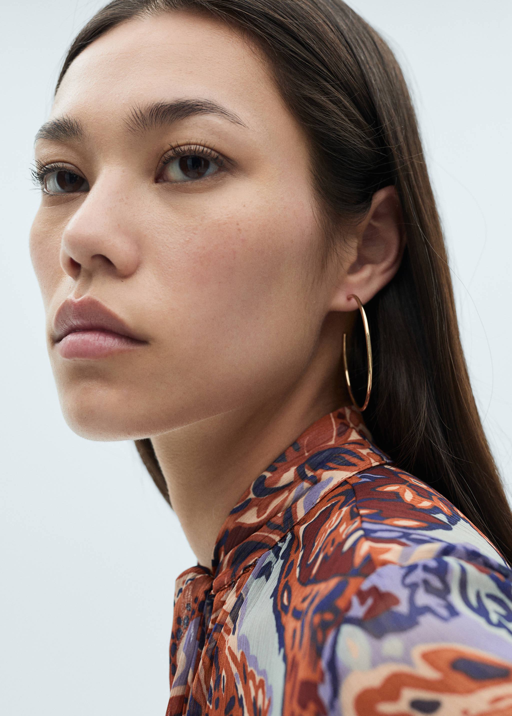 Robe en imprimé cachemire volant - Détail de l'article 1