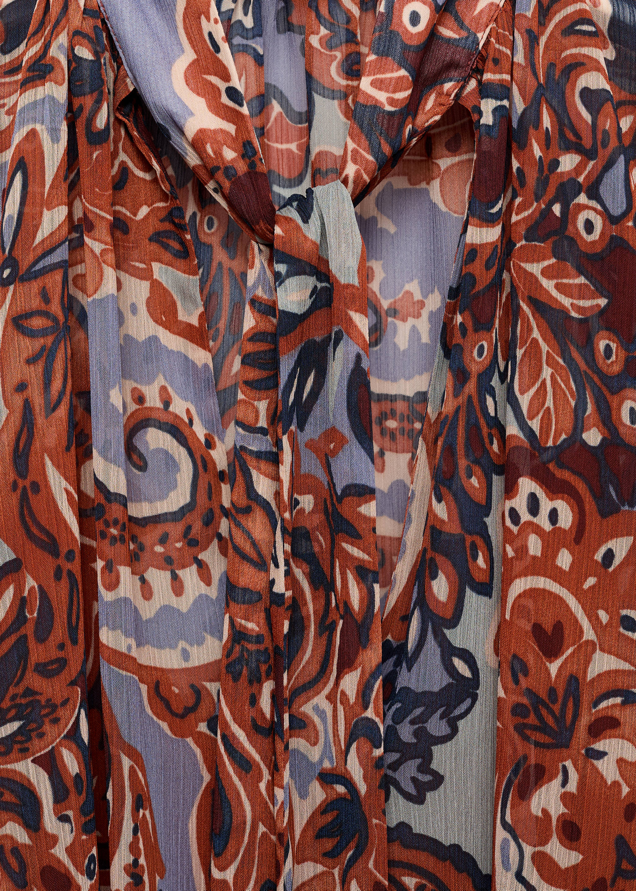 Robe en imprimé cachemire volant - Détail de l'article 8