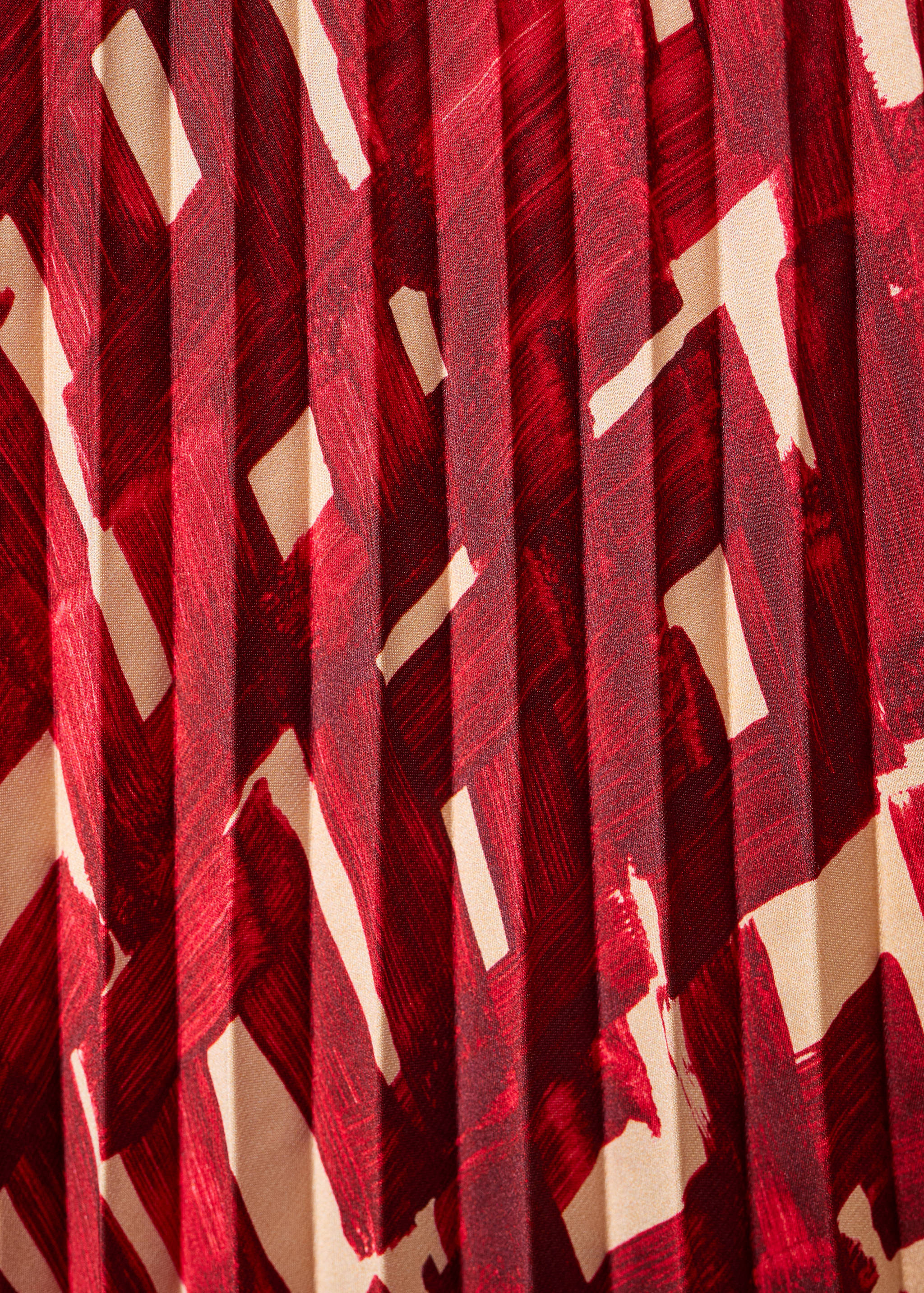 Falda plisada estampada - Detalle del artículo 0