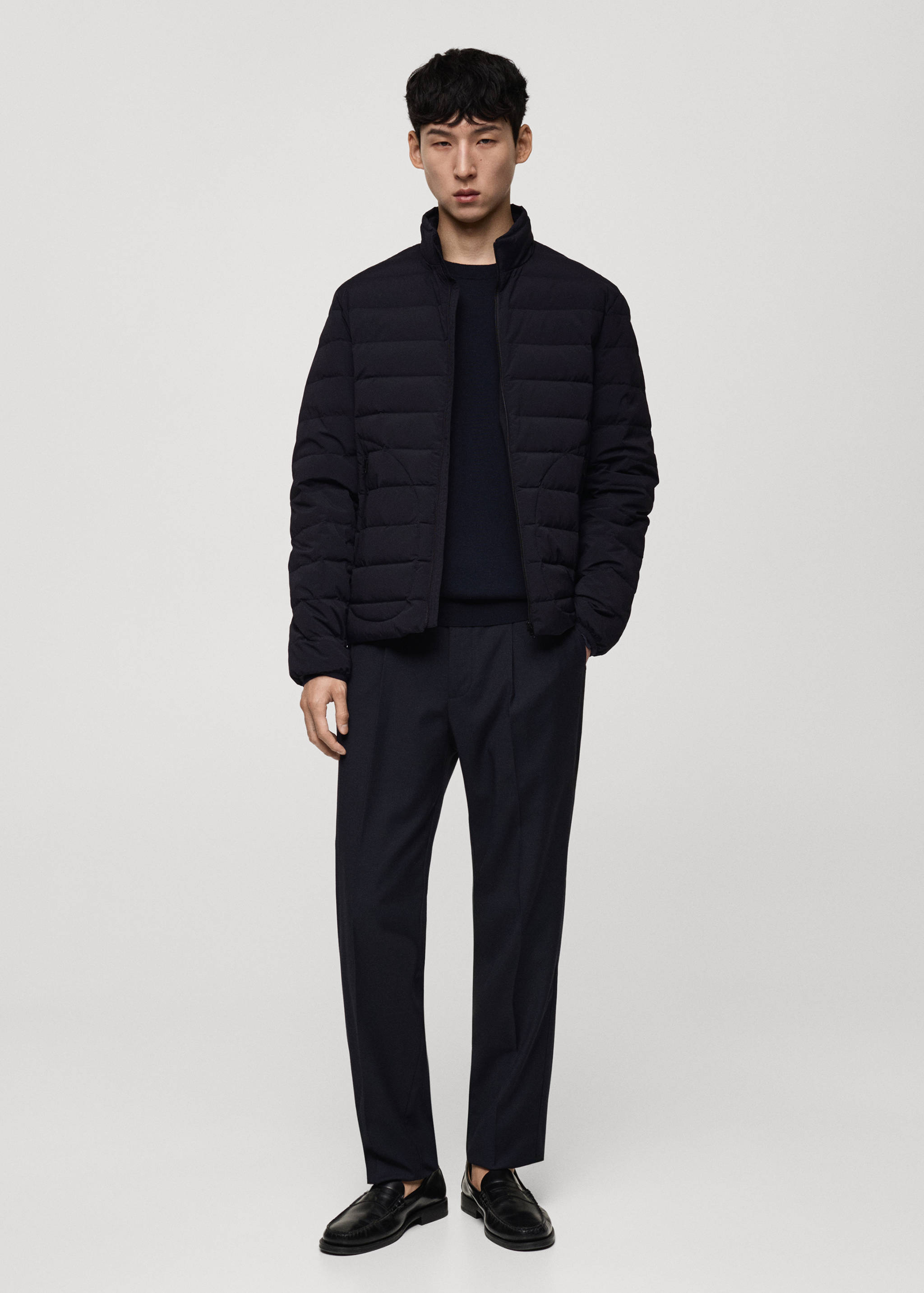 Quilted jacket with feather filling - General plane