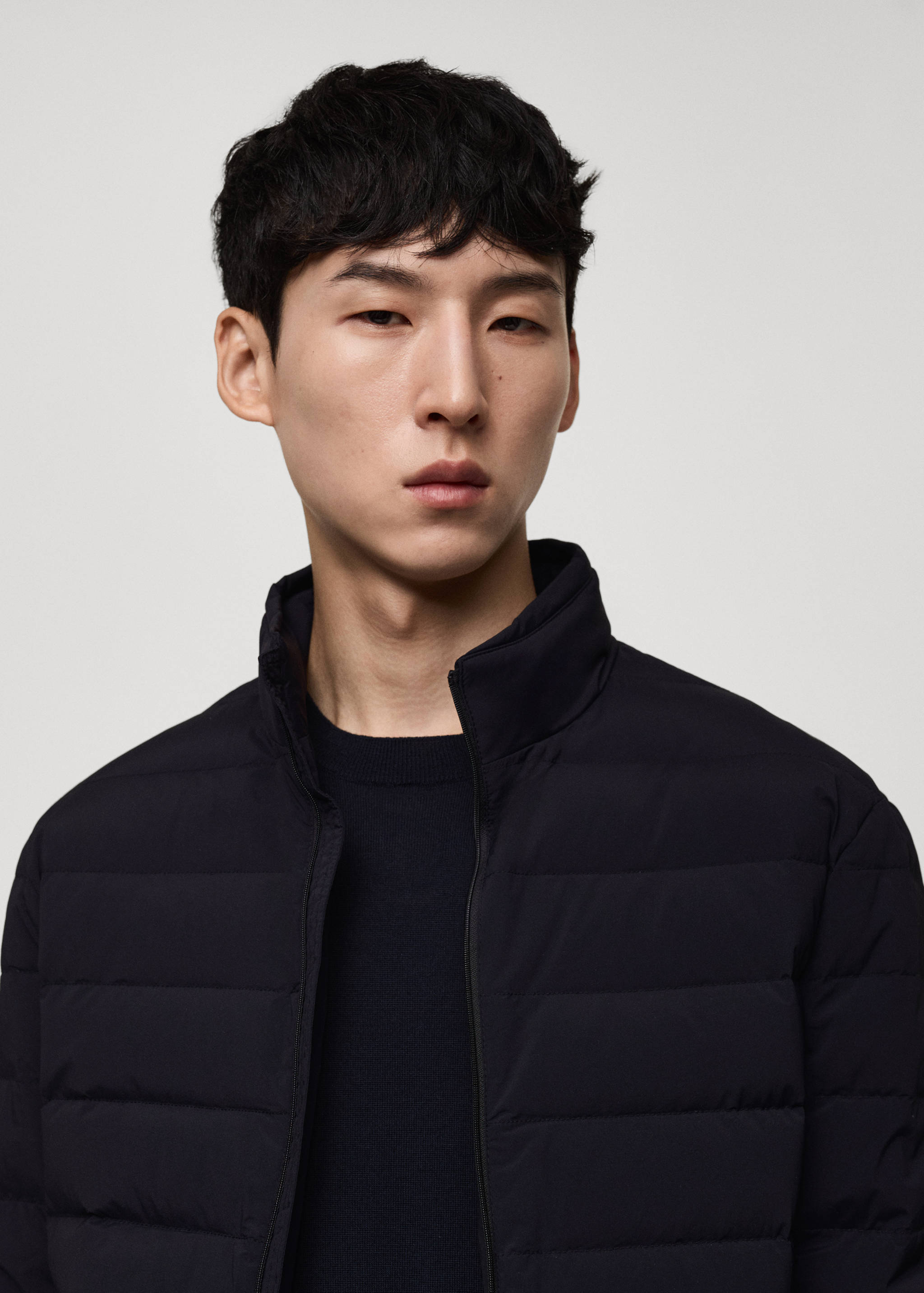 Quilted jacket with feather filling - Details of the article 1