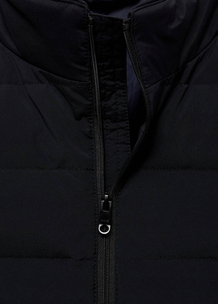 Quilted jacket with feather filling — Dark Navy