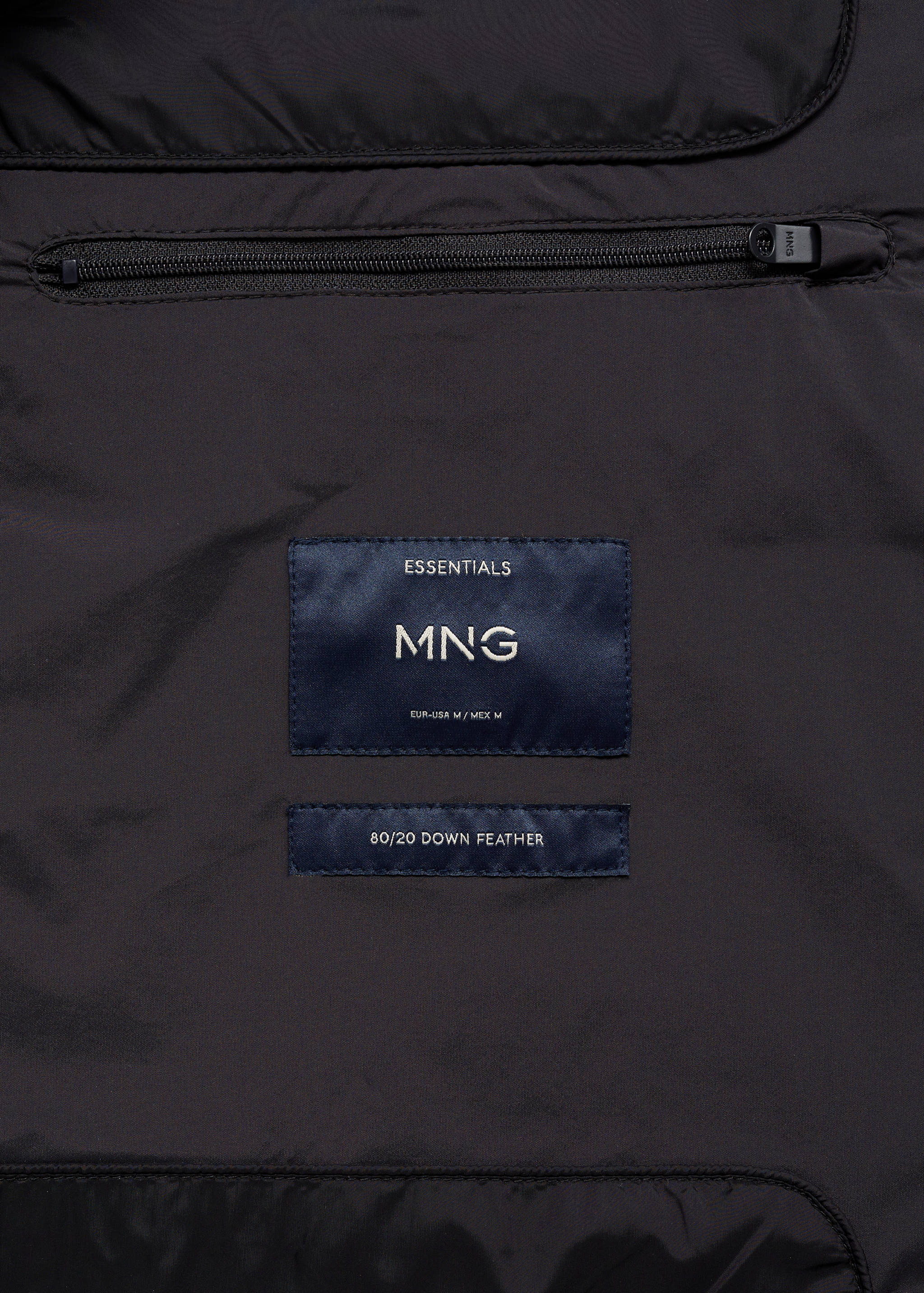 Quilted jacket with feather filling - Details of the article 0