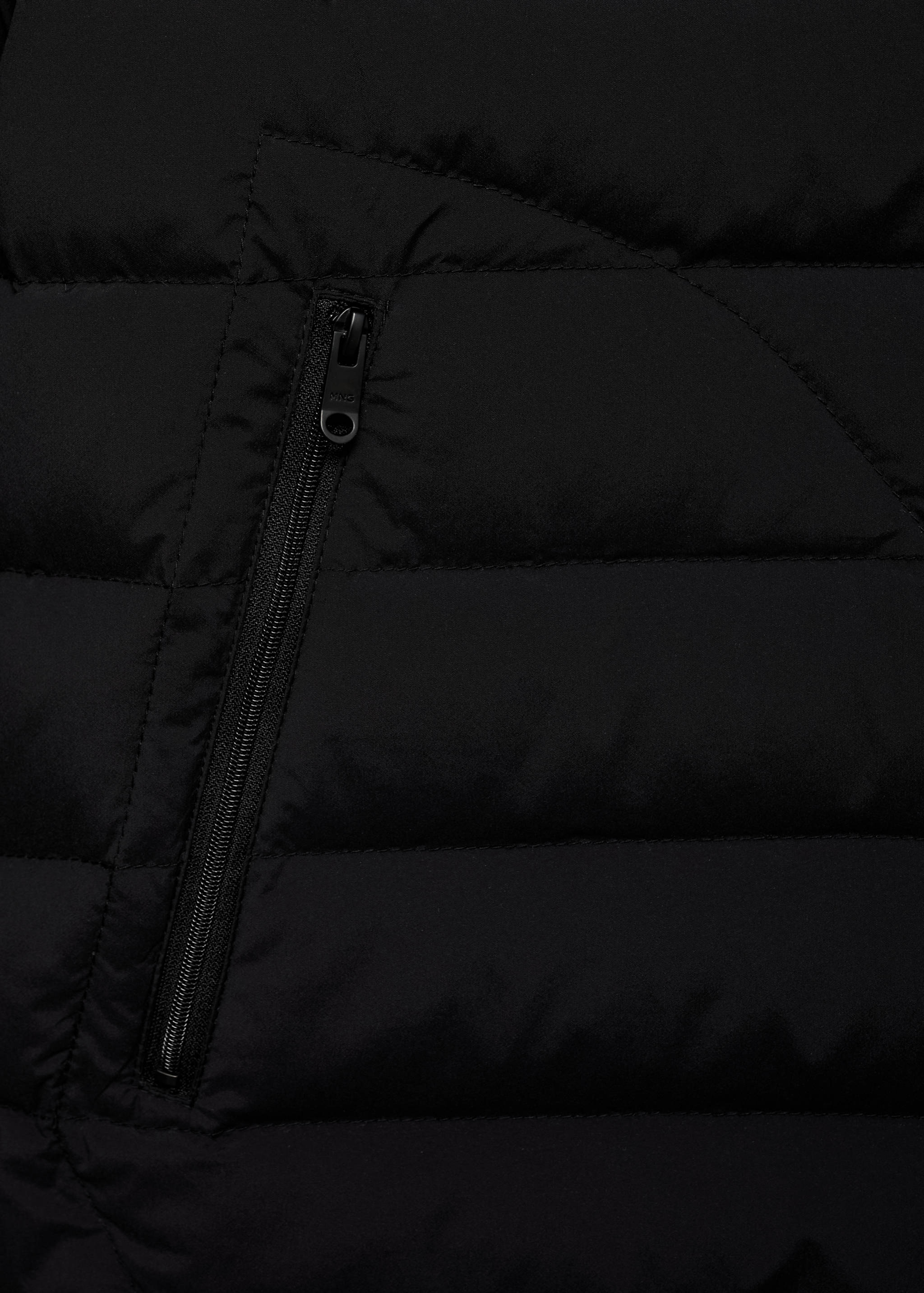 Quilted jacket with feather filling - Details of the article 8