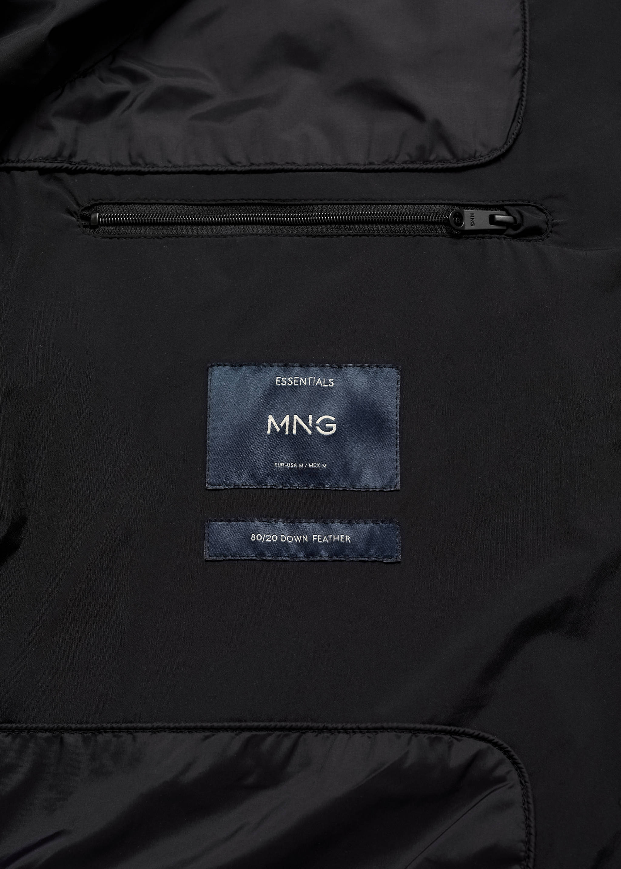 Quilted jacket with feather filling - Details of the article 0