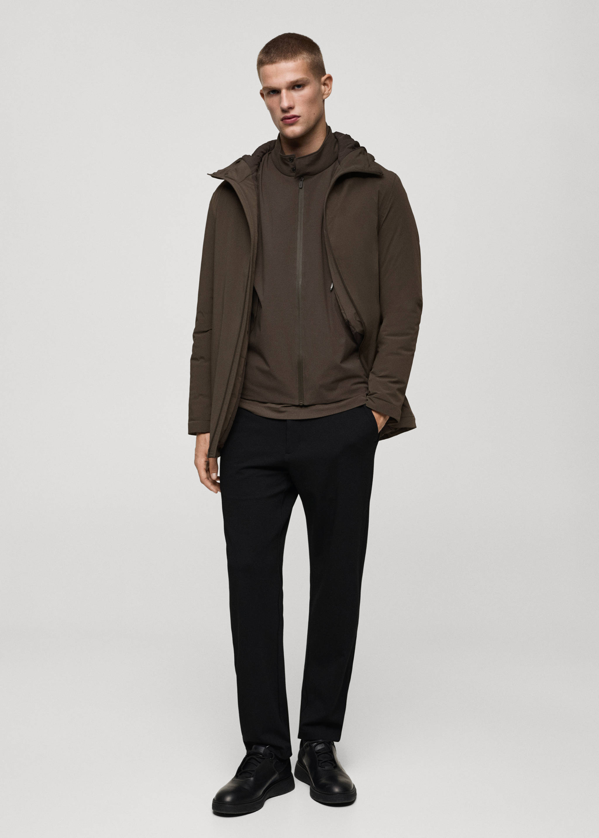 Thermore® waterproof quilted parka with Thermore® padding - General plane