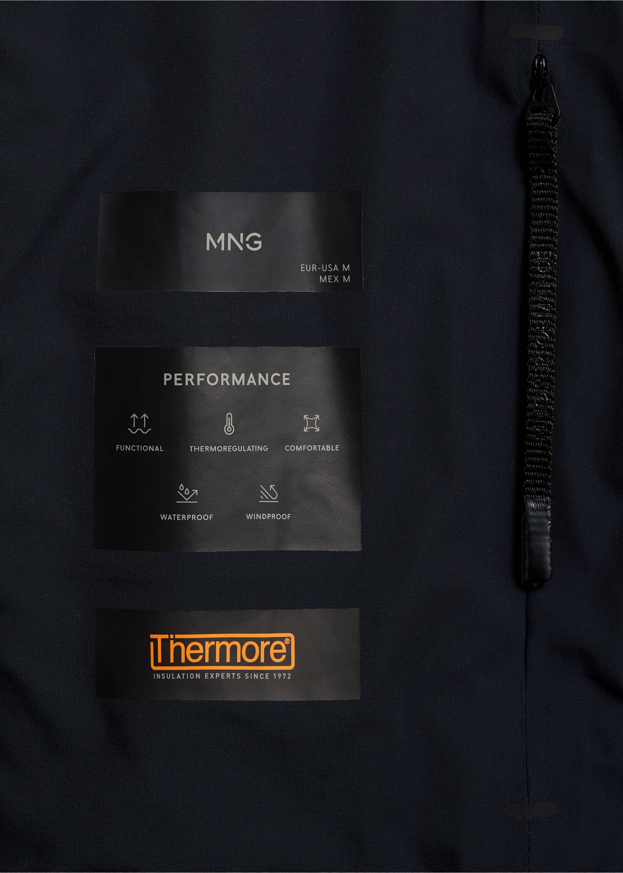 Thermore® waterproof quilted parka with Thermore® padding - Details of the article 0, Dark Navy. Ref: 77075960-00.